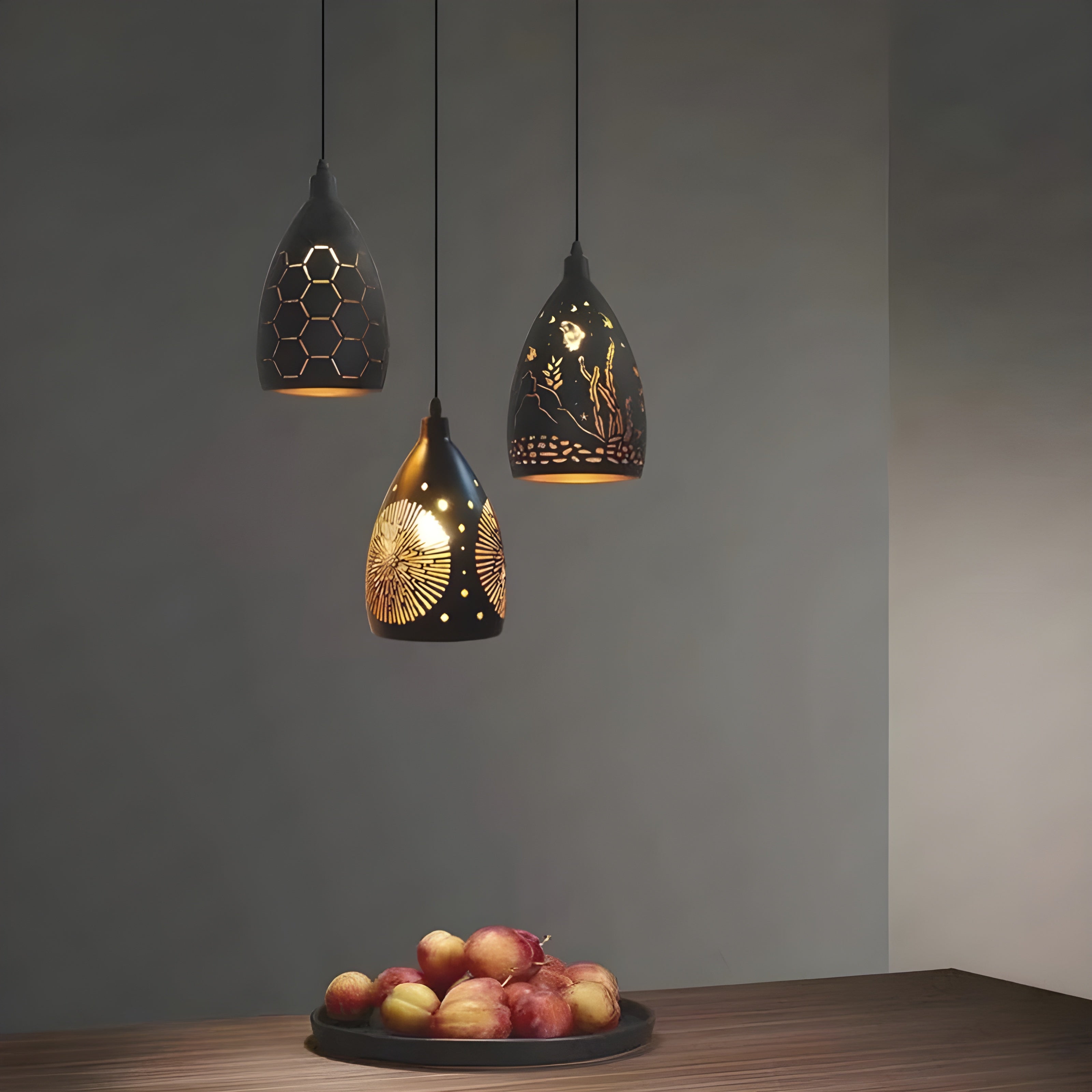 LoftWeave Light - Moderne Metallkäfig-Hängelampe