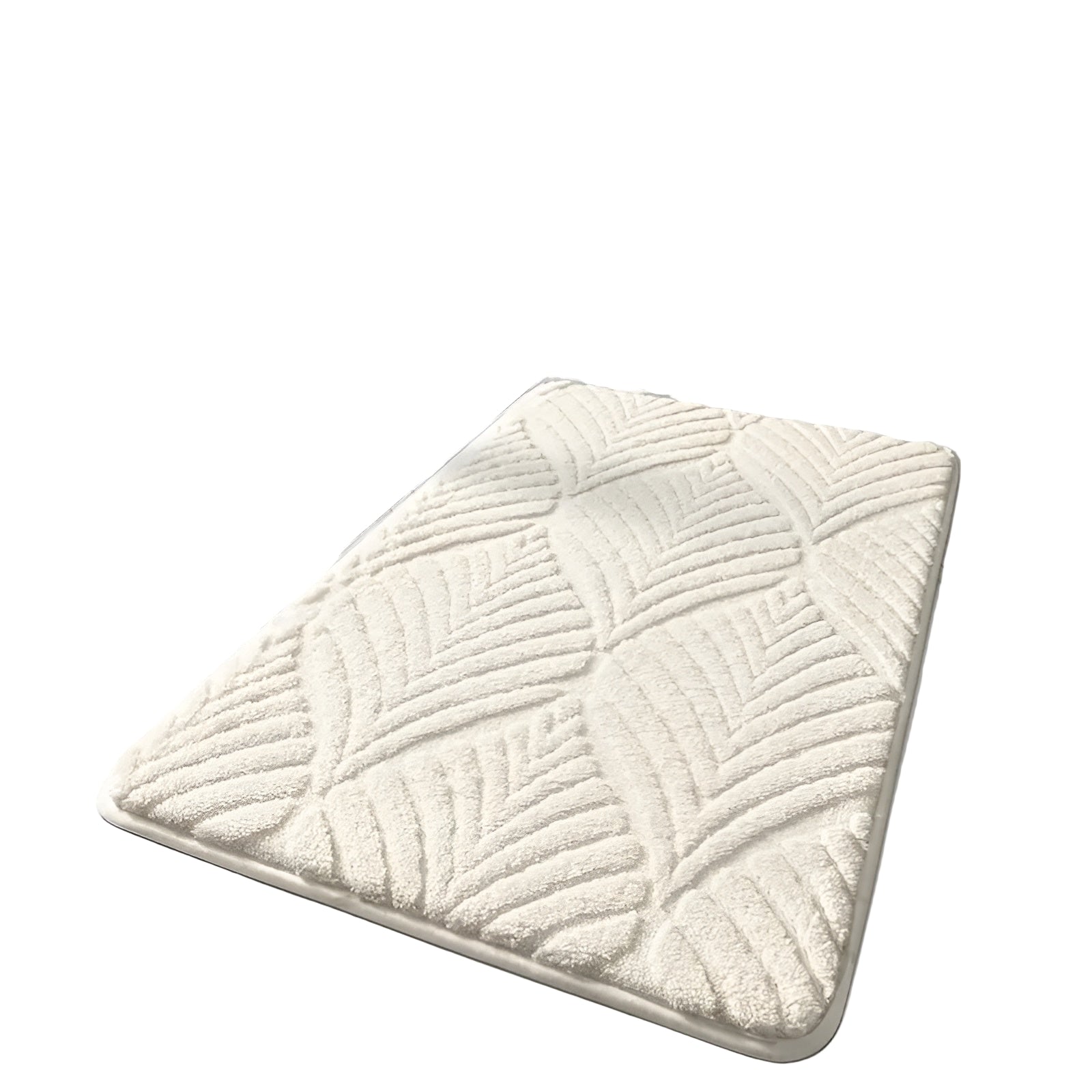 Geometrische Badematte – Weich & Rutschfest | Saugfähig, Flauschig & Schnell Trocknend