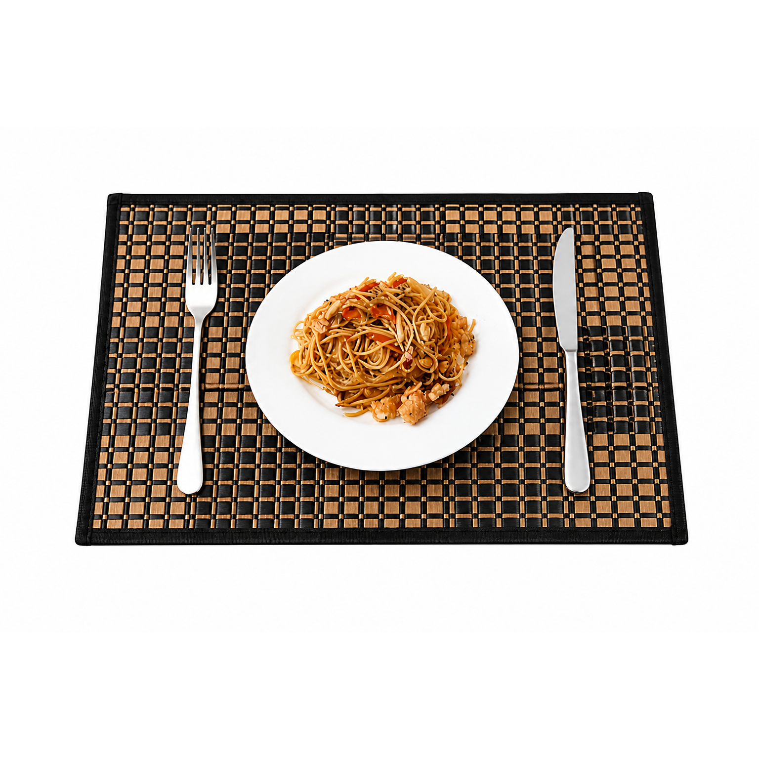 Bambus Tischsets 4er Set – Hitzebeständig und Strapazierfähig | Perfekt für Esstisch und Küche - Tischsets aus Bambus