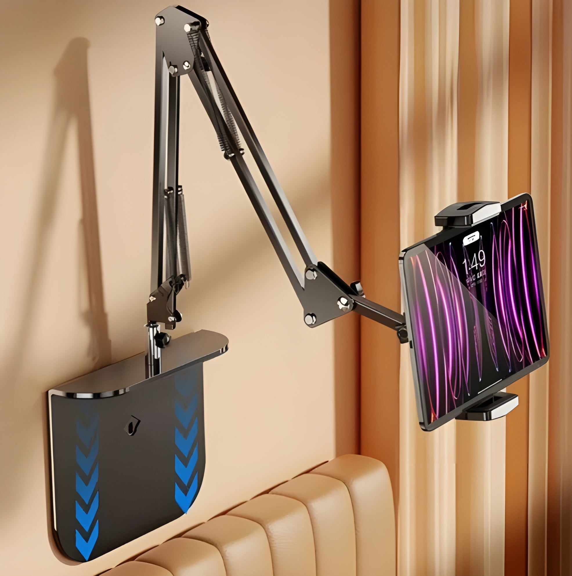 Bedmate Drehbare Gerätehalterung – 360° Verstellbar Für Smartphone & Tablet - Mobile Ständer