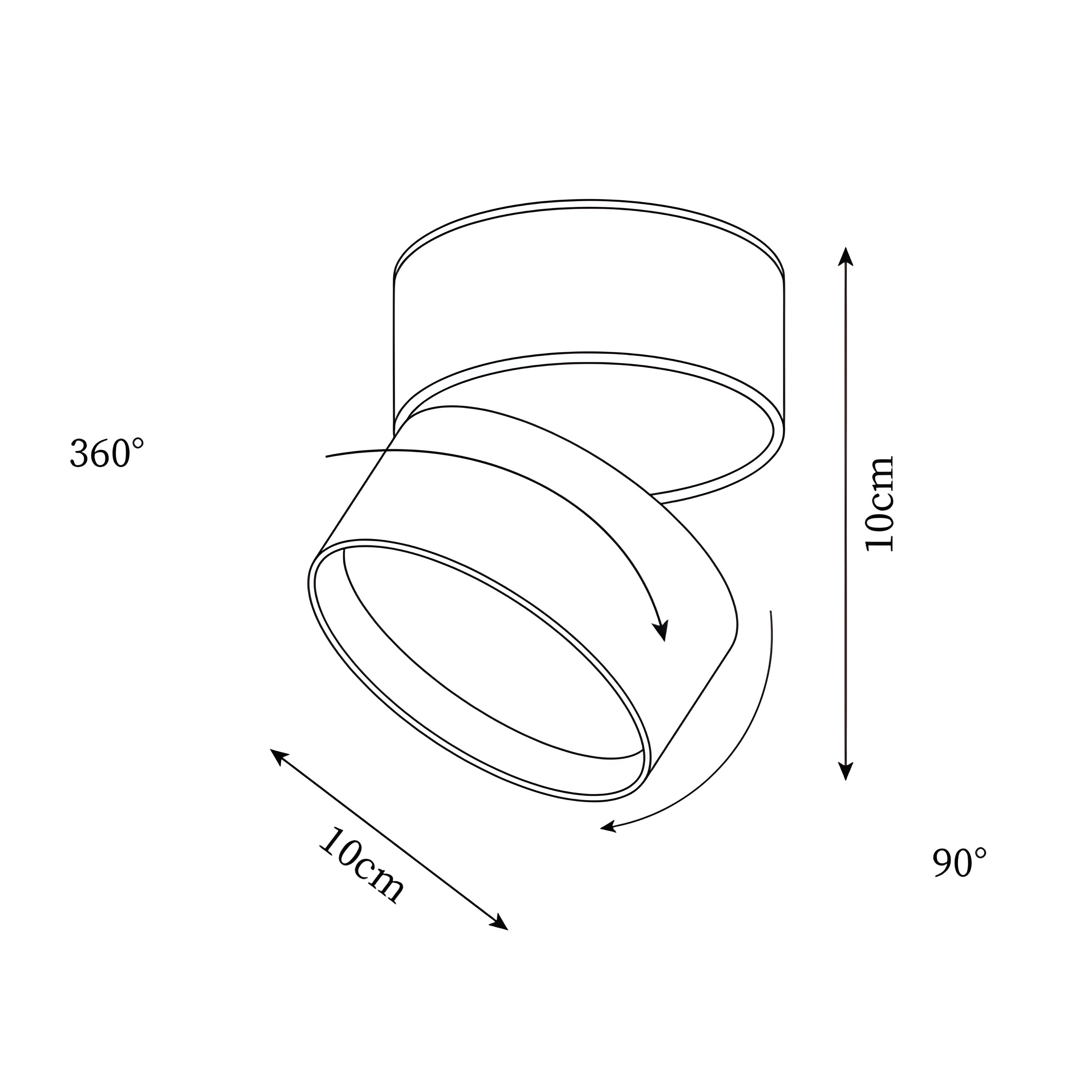 BeamShift Light – Faltbarer Deckenstrahler