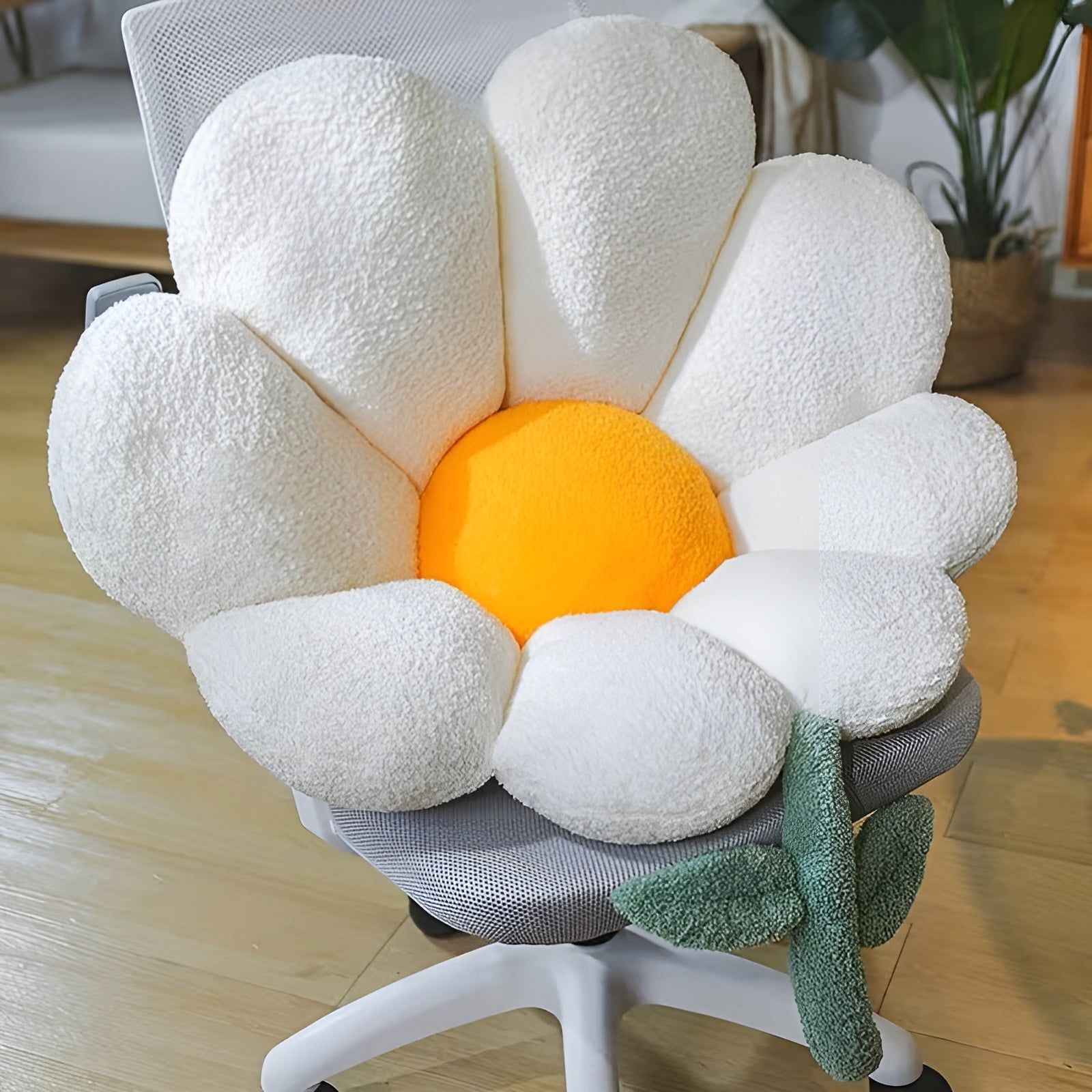 Blumenkissen Sitzkissen – Weich und Gemütlich | Dekoratives Bodenkissen für Sofa Schlafzimmer und Wohnzimmer