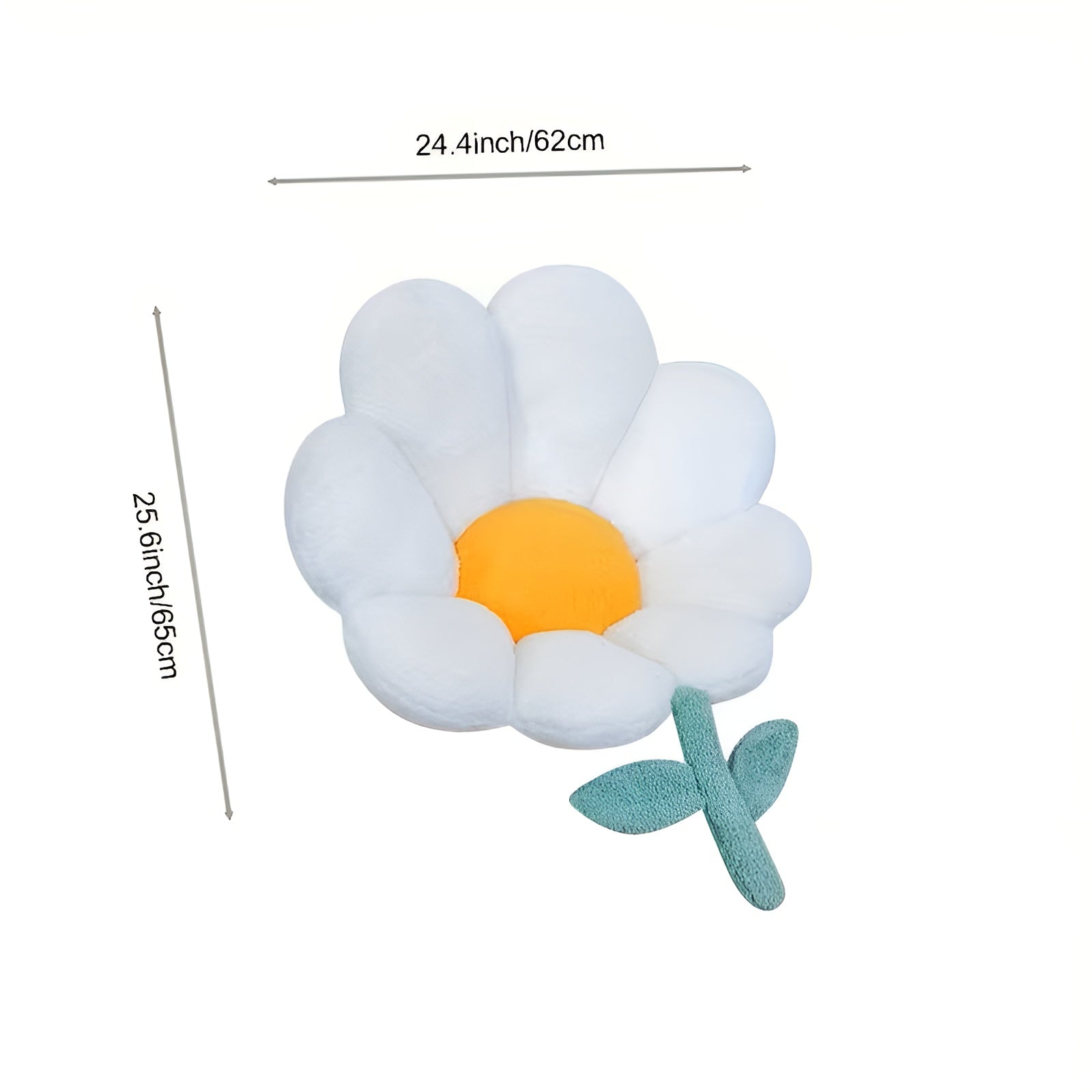 Blumenkissen Sitzkissen – Weich und Gemütlich | Dekoratives Bodenkissen für Sofa Schlafzimmer und Wohnzimmer