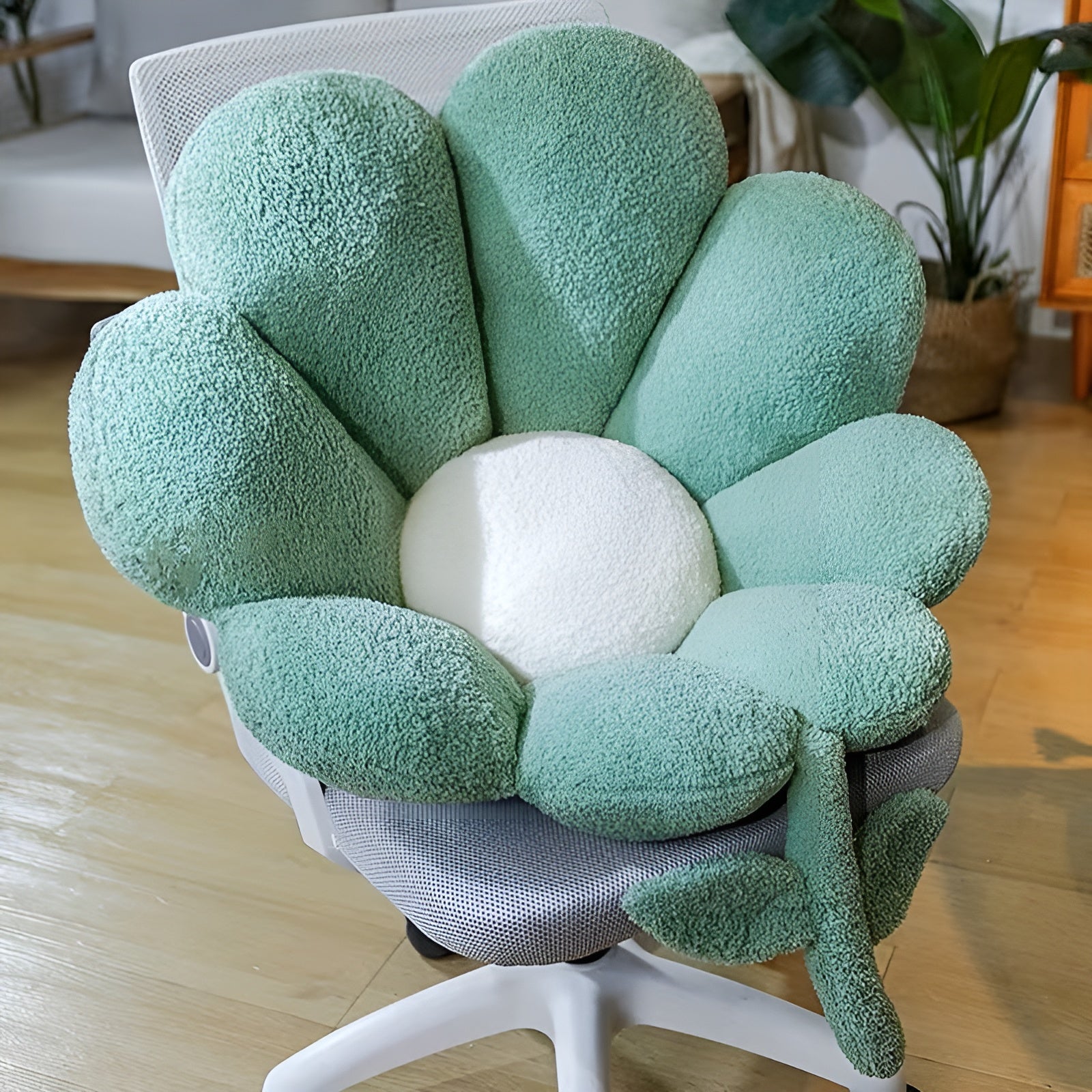 Blumenkissen Sitzkissen – Weich und Gemütlich | Dekoratives Bodenkissen für Sofa Schlafzimmer und Wohnzimmer