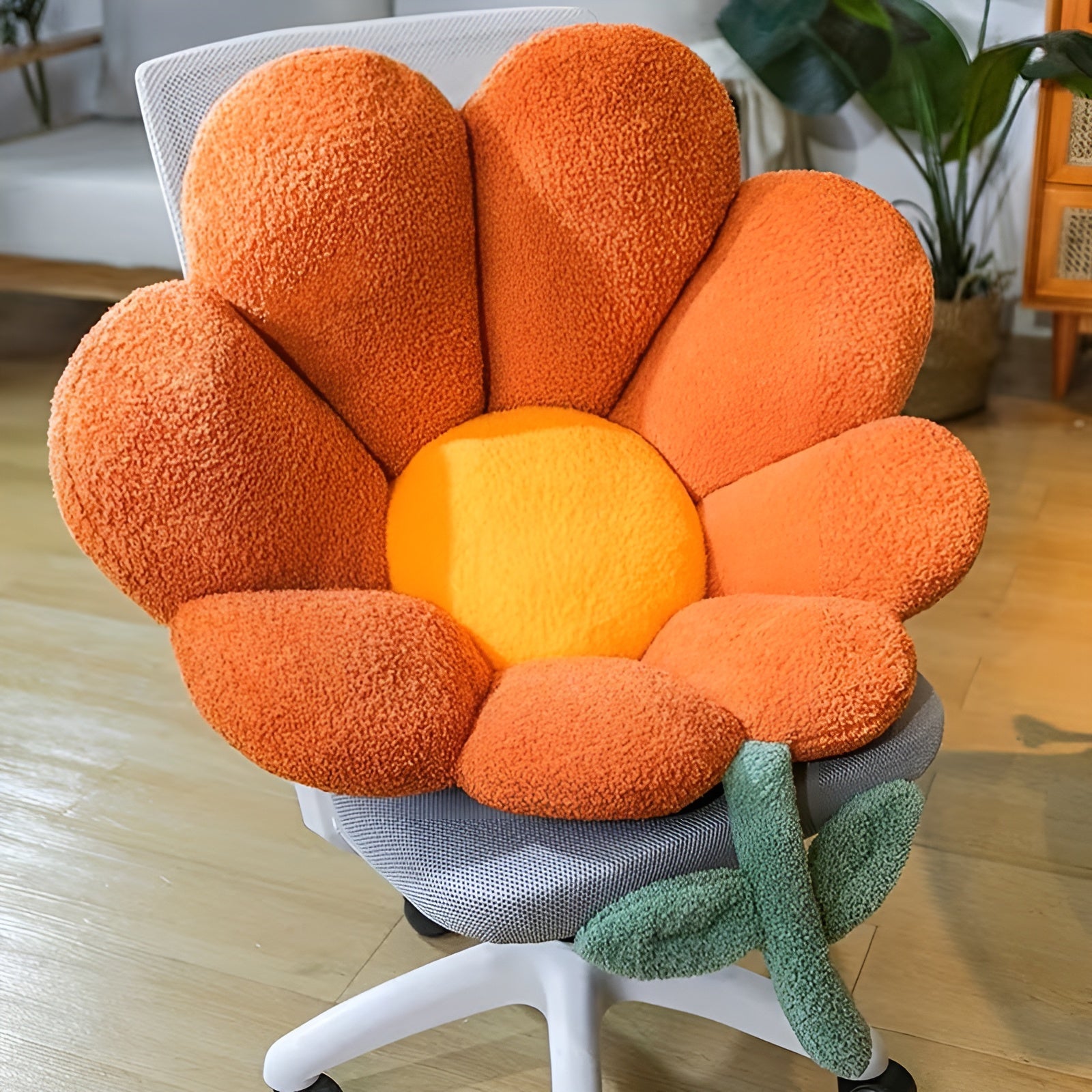 Blumenkissen Sitzkissen – Weich und Gemütlich | Dekoratives Bodenkissen für Sofa Schlafzimmer und Wohnzimmer