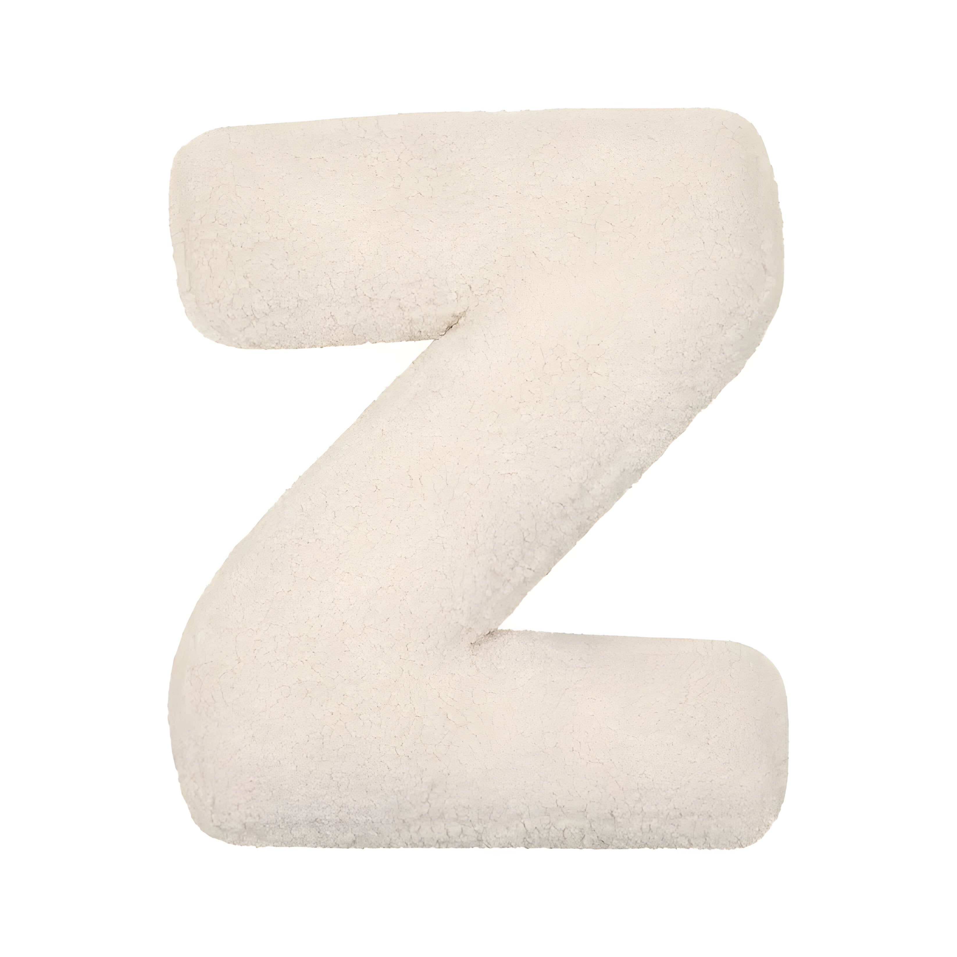 Buchstaben-Kissen aus Plüsch- Personalisierbare Kuscheldeko für Sofa oder Kinderzimmer - Kissen