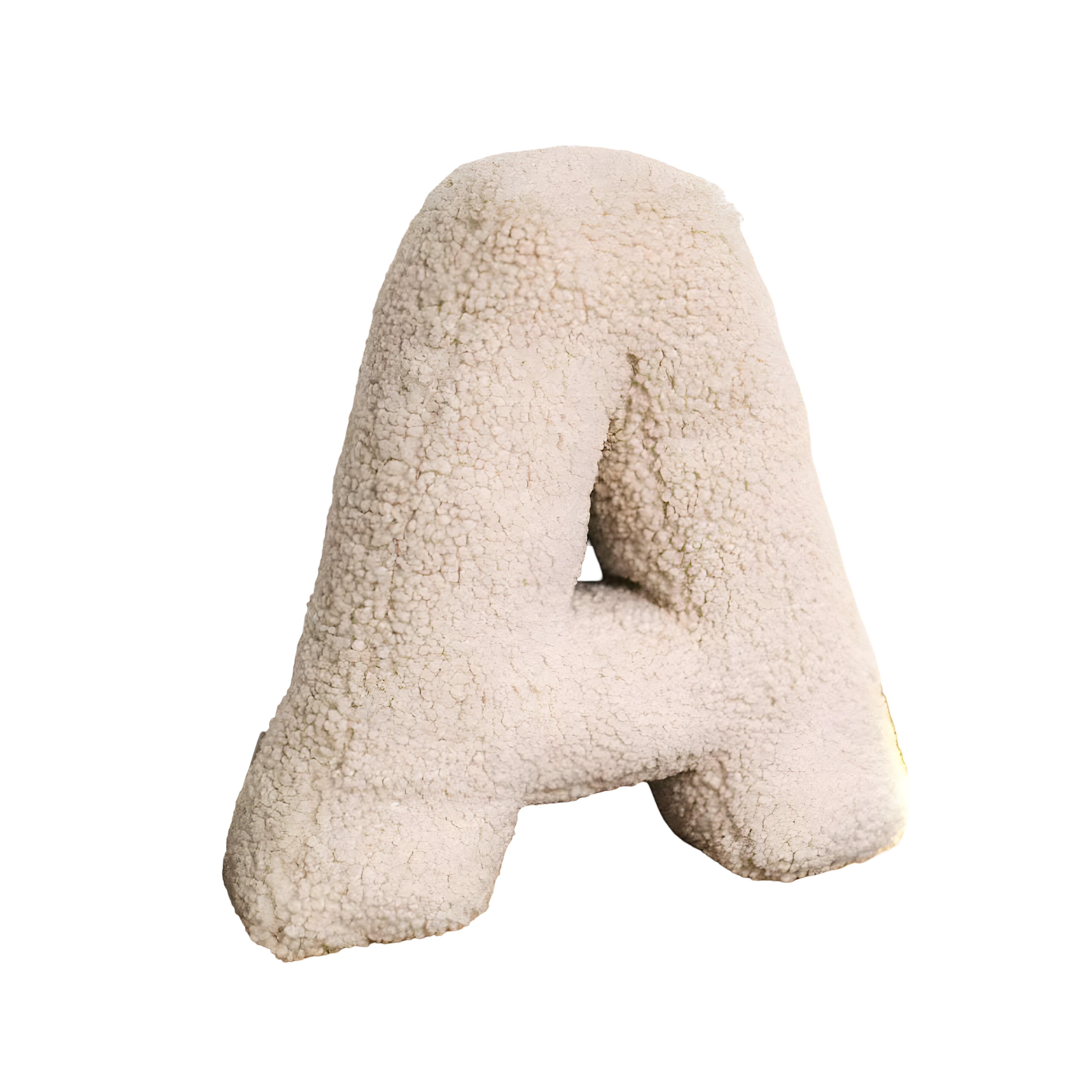 Buchstaben-Kissen aus Plüsch- Personalisierbare Kuscheldeko für Sofa oder Kinderzimmer - Kissen