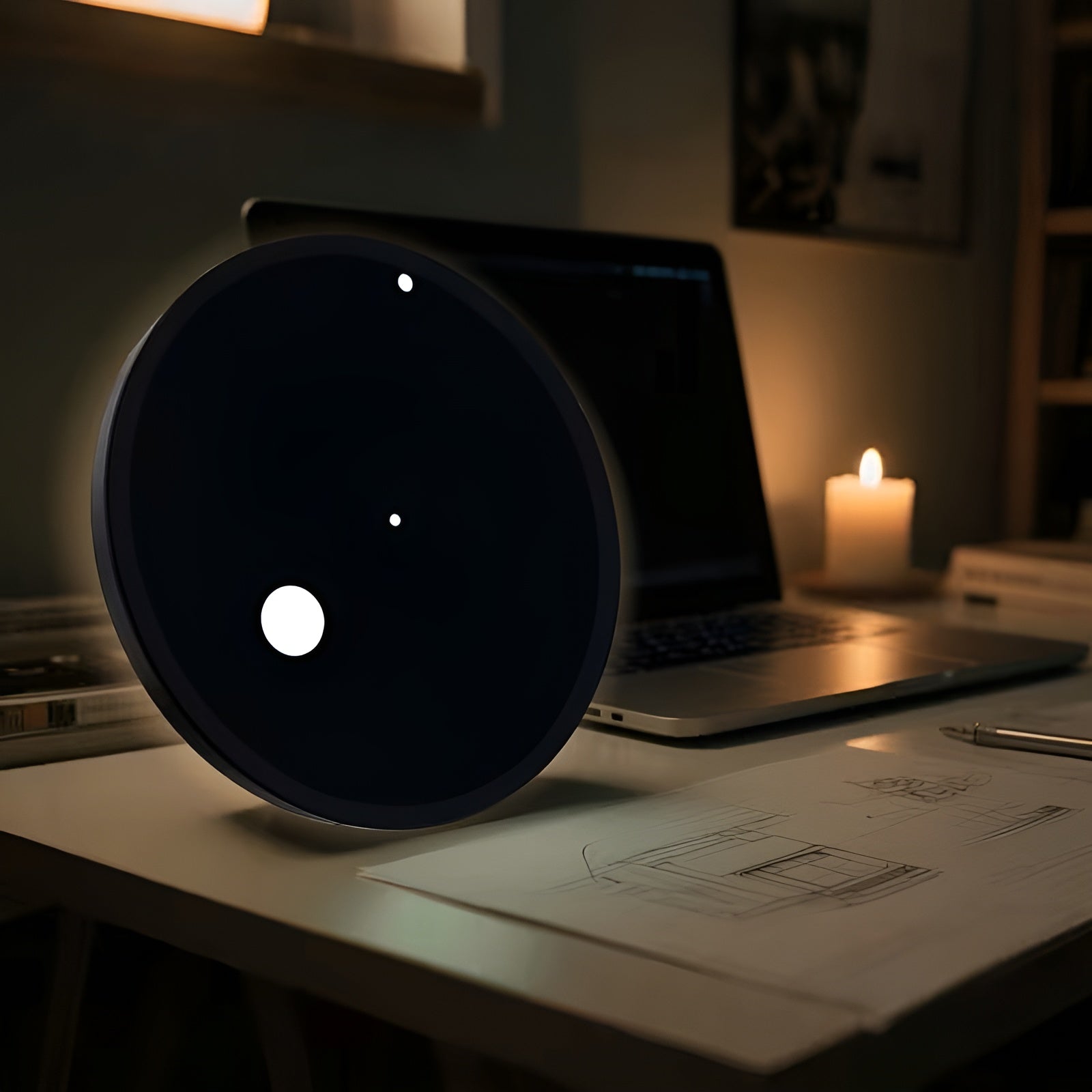 Moderne Wanduhr ohne Ticken – Lautlos & mit Großem Display | USB-Betrieben und Stilvolles Design