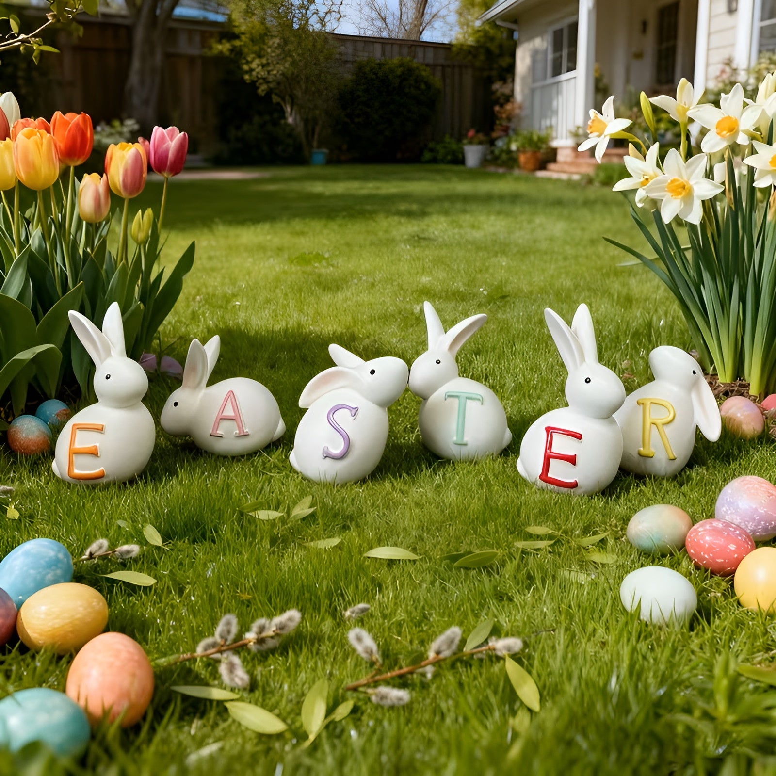 Vegghenger-sett (4 stk) – Moderne og Dekorativt | Perfekt for Gang, Bad og Soverom