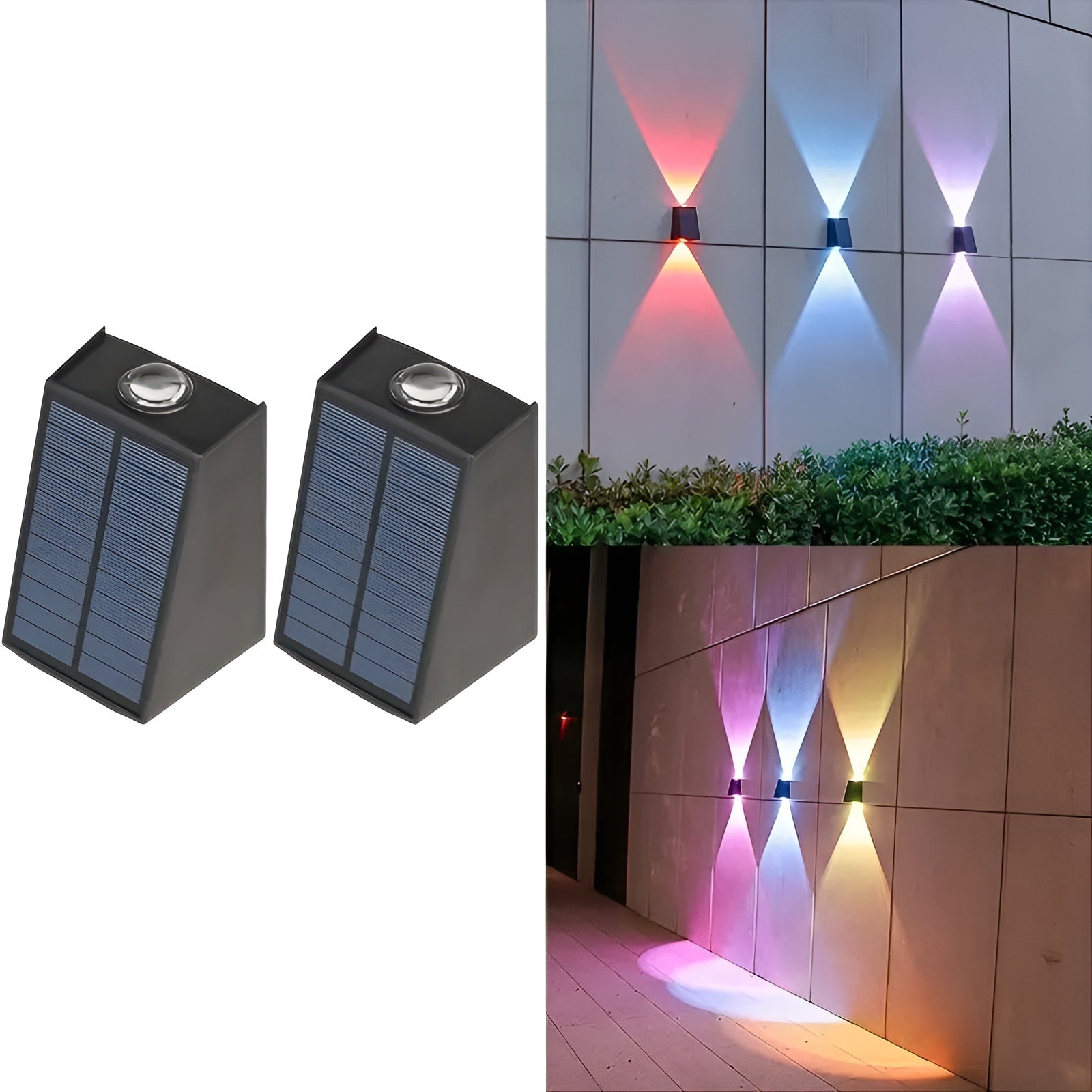 Solar Wandleuchte mit Bewegungsmelder – Modernes Außenlicht | Perfekt für Garten, Terrasse & Einfahrt