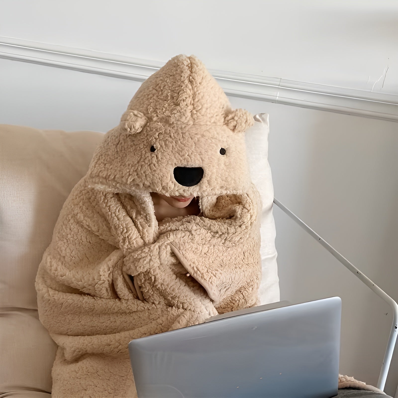 Kuschelige Decken-Poncho – Extra Warm und Dick | Perfekt für Herbst und Winter