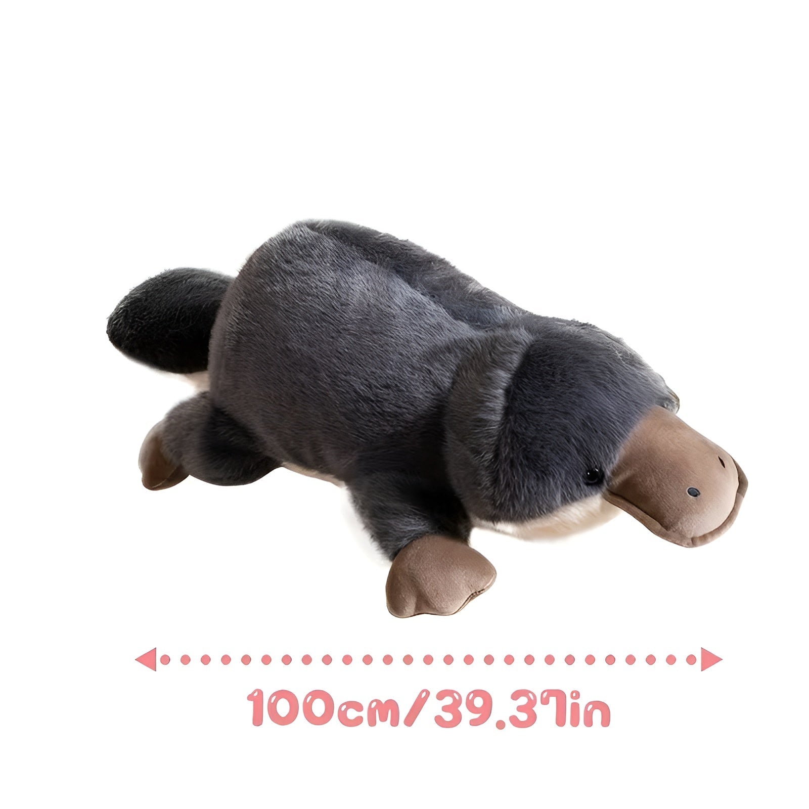 Kuscheliges Schnabeltier Plüschtier – Flauschig & Bequem | Plüschkissen für Zuhause - 100cm/39.37in - Kissen
