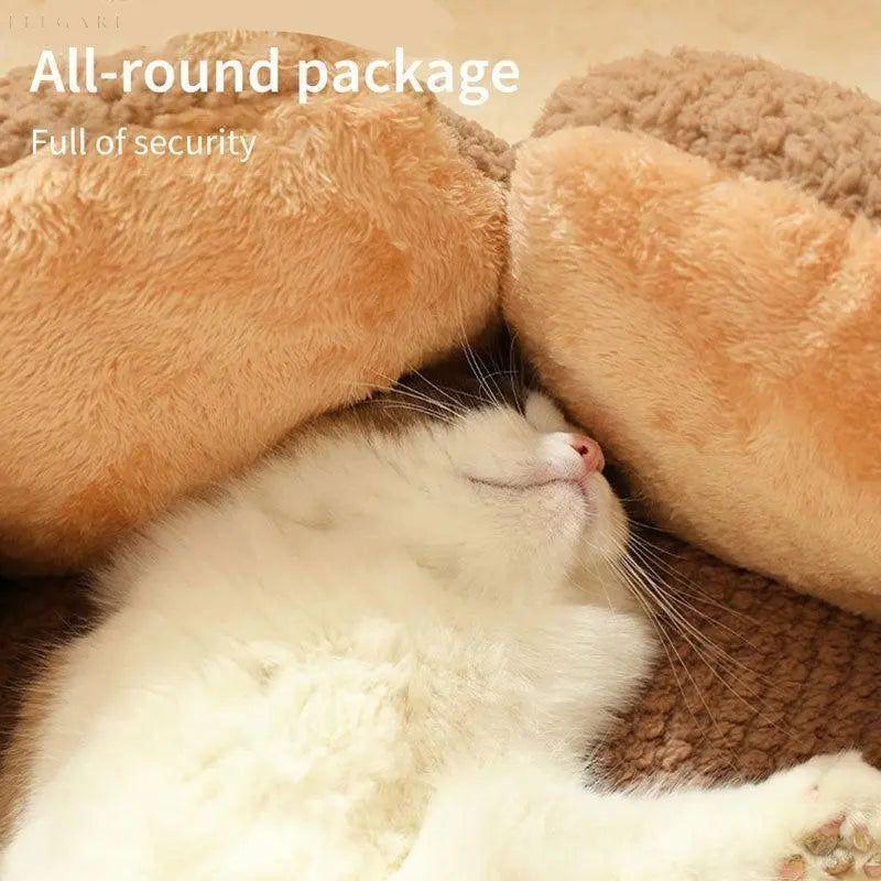 Cactus Thron Pet Bed - Stimuliert den Schlafkomfort - M 50*50cm / Braun - Haustierbedarf