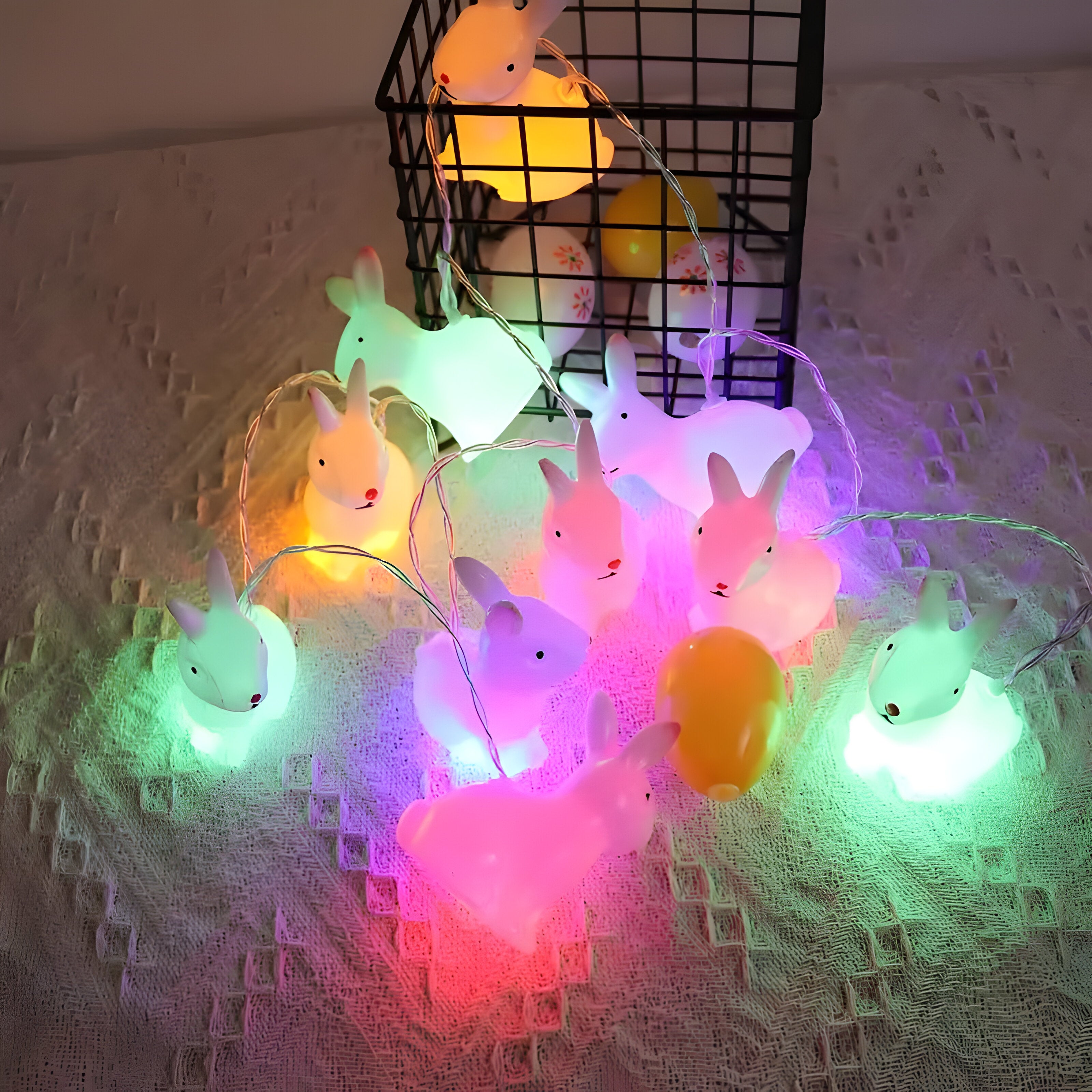 LumiRabbit Light - Vintage-Stil LED-Hasen Kette Licht