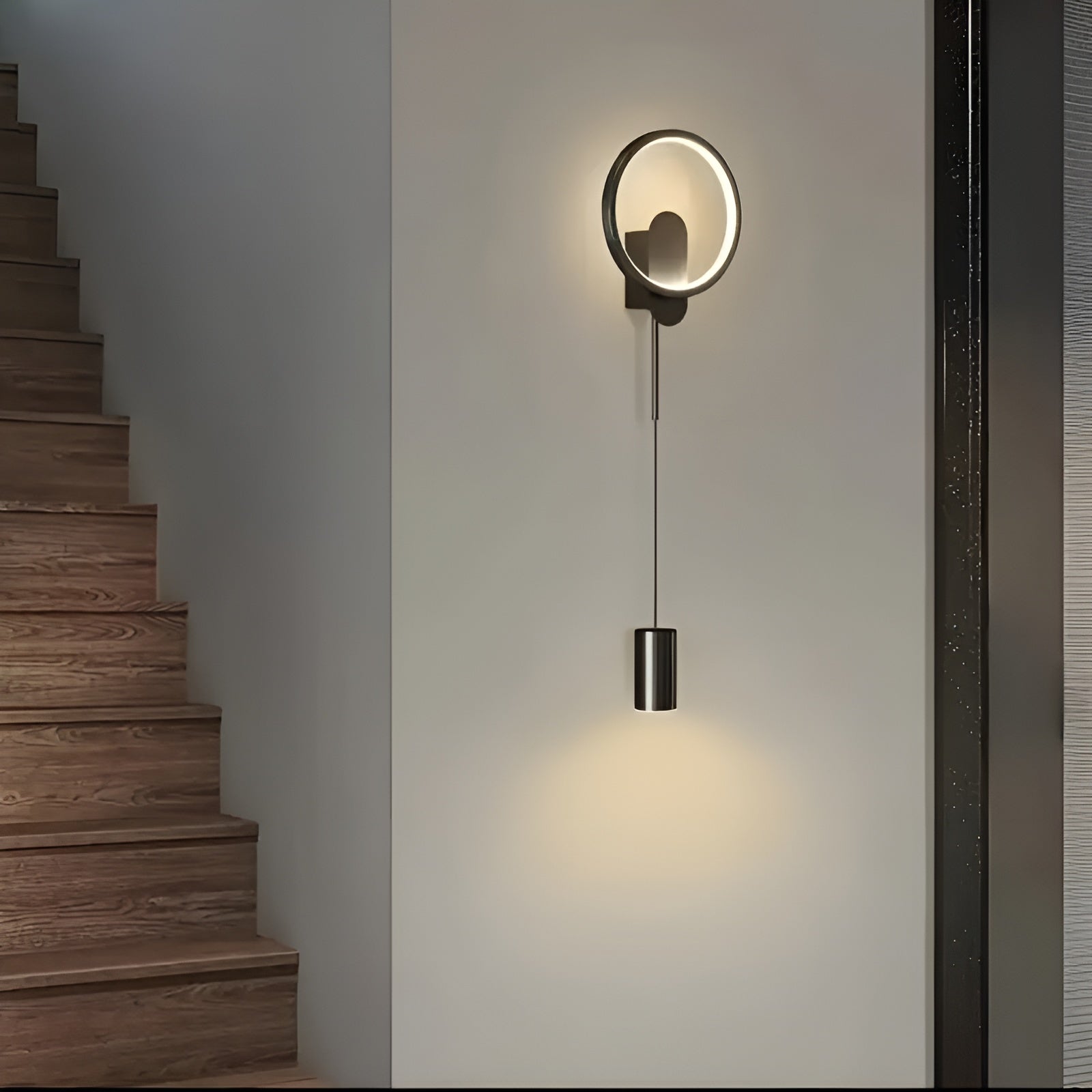 LED-Wandlampe – Stilvolle Schwarz-Goldene Leuchte | Dekorative Beleuchtung für Wohnzimmer, Schlafzimmer & Flur