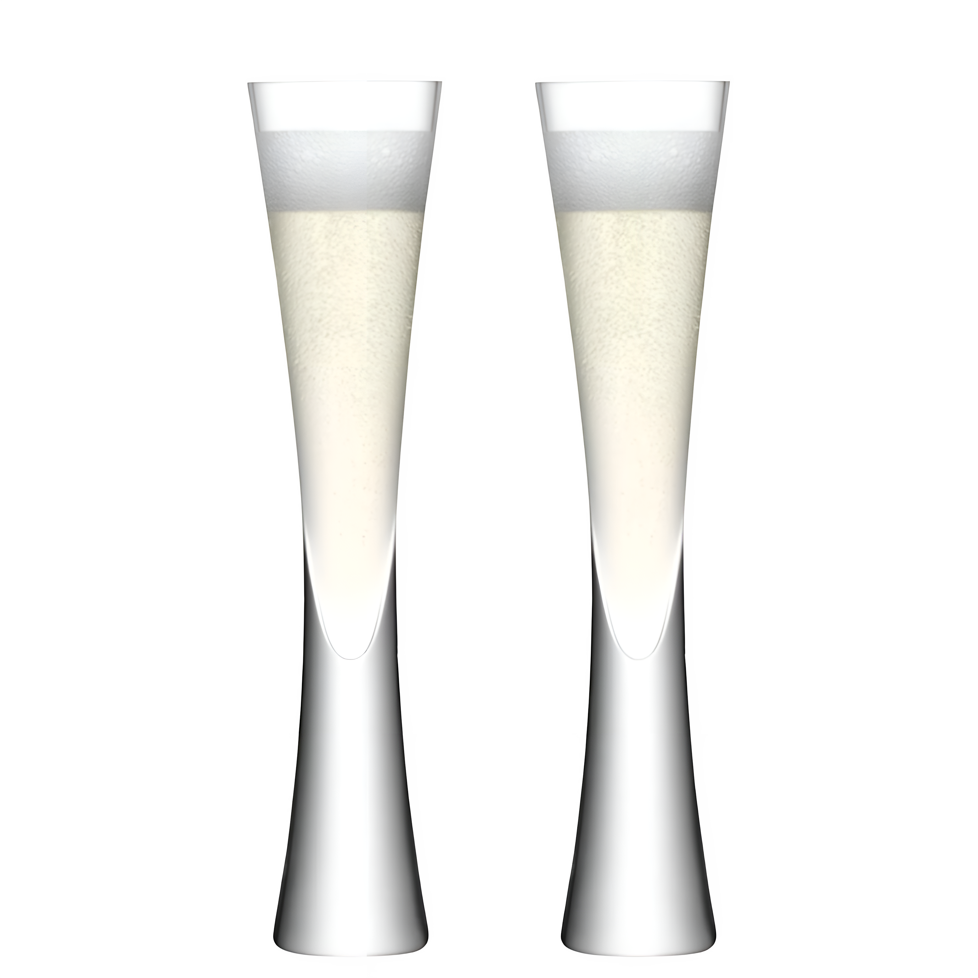 Champagnerflöte aus Glas – Schlankes Elegantes Design | Für prickelnden Genuss bei besonderen Anlässen - Champagnerglas
