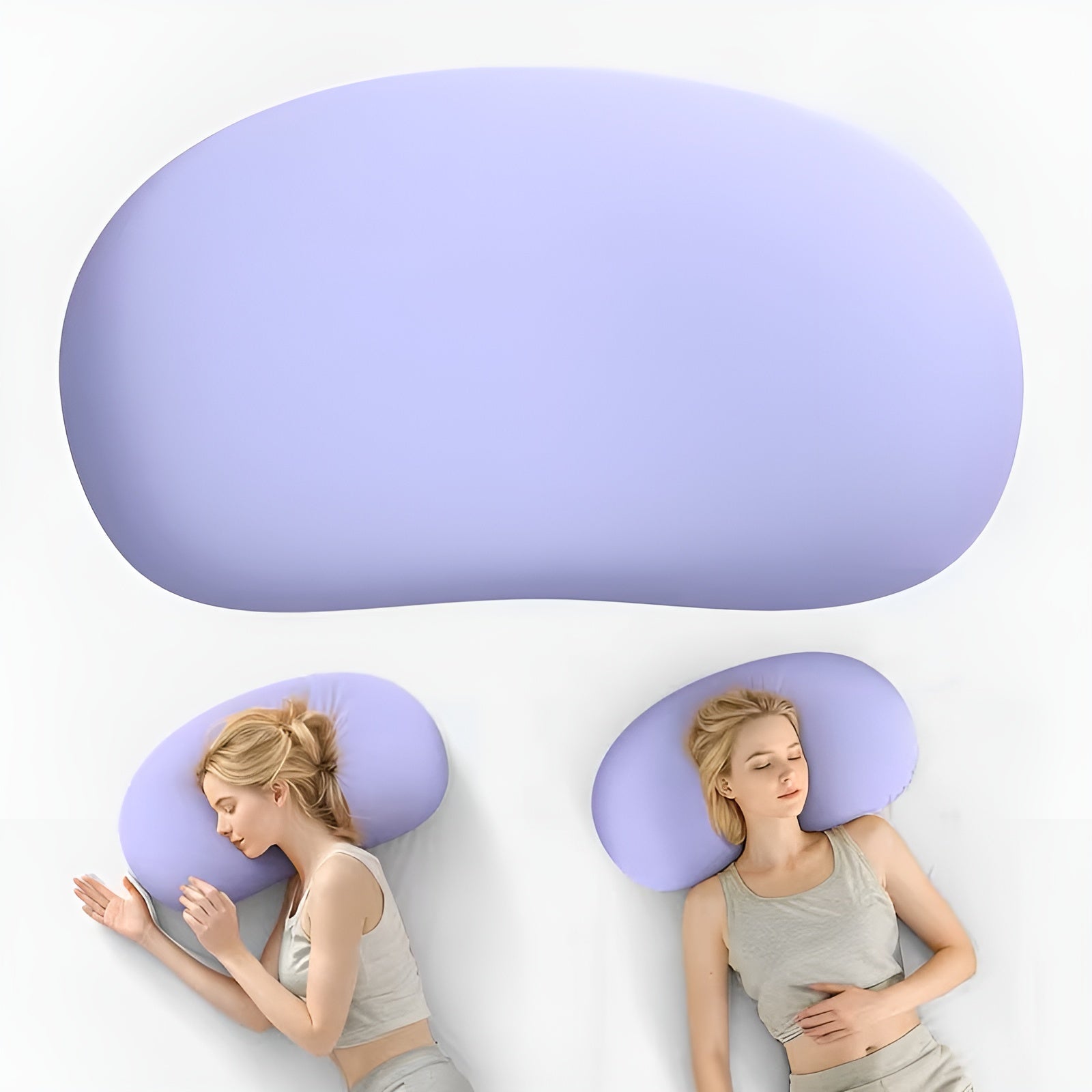 Cloud Ergonomic Nackenkissen – atmungsaktiv und kühlend | Perfekt für Seiten- und Bauchschläfer für den ganzjährigen