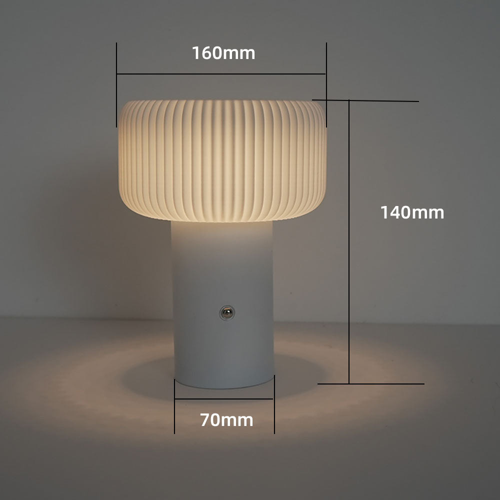 CozyGlow Light - Elegante LED Tischleuchte im Pilzdesign - Tischlampe