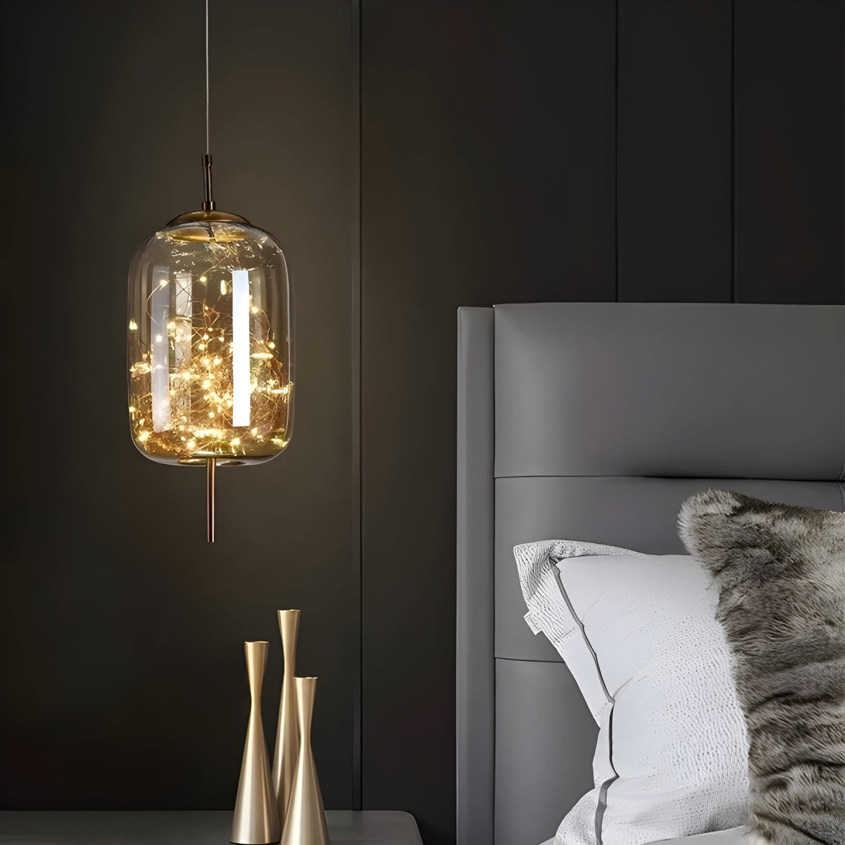 CrystalBeam Light - Moderne LED-Pendelleuchte Sterne - Pendelleuchte