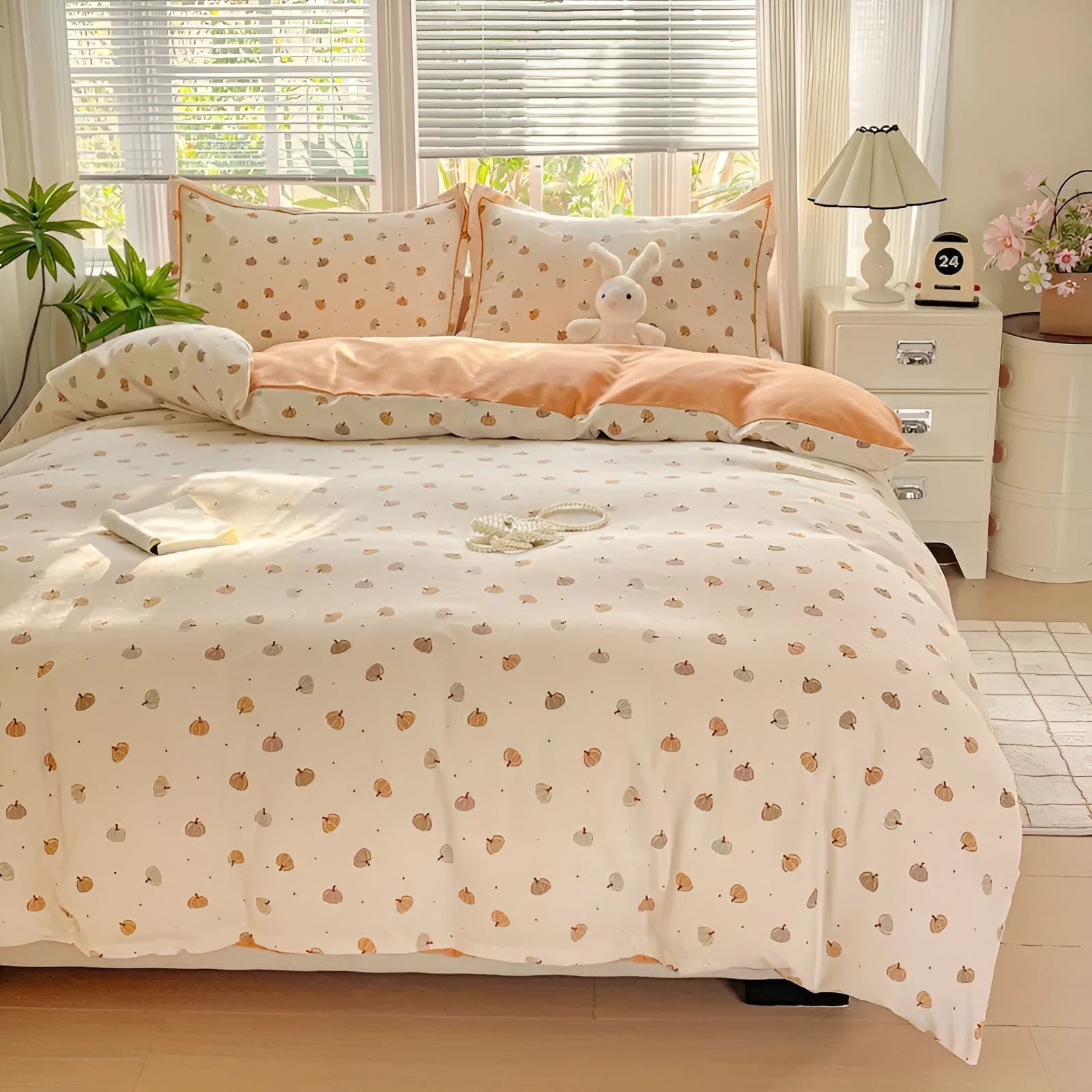 Flanell-Bettwäsche aus Baumwolle – Weich & Hautfreundlich | Pflegeleicht & Langlebig für Schlafzimmer, Gästezimmer & Studentenwohnheim