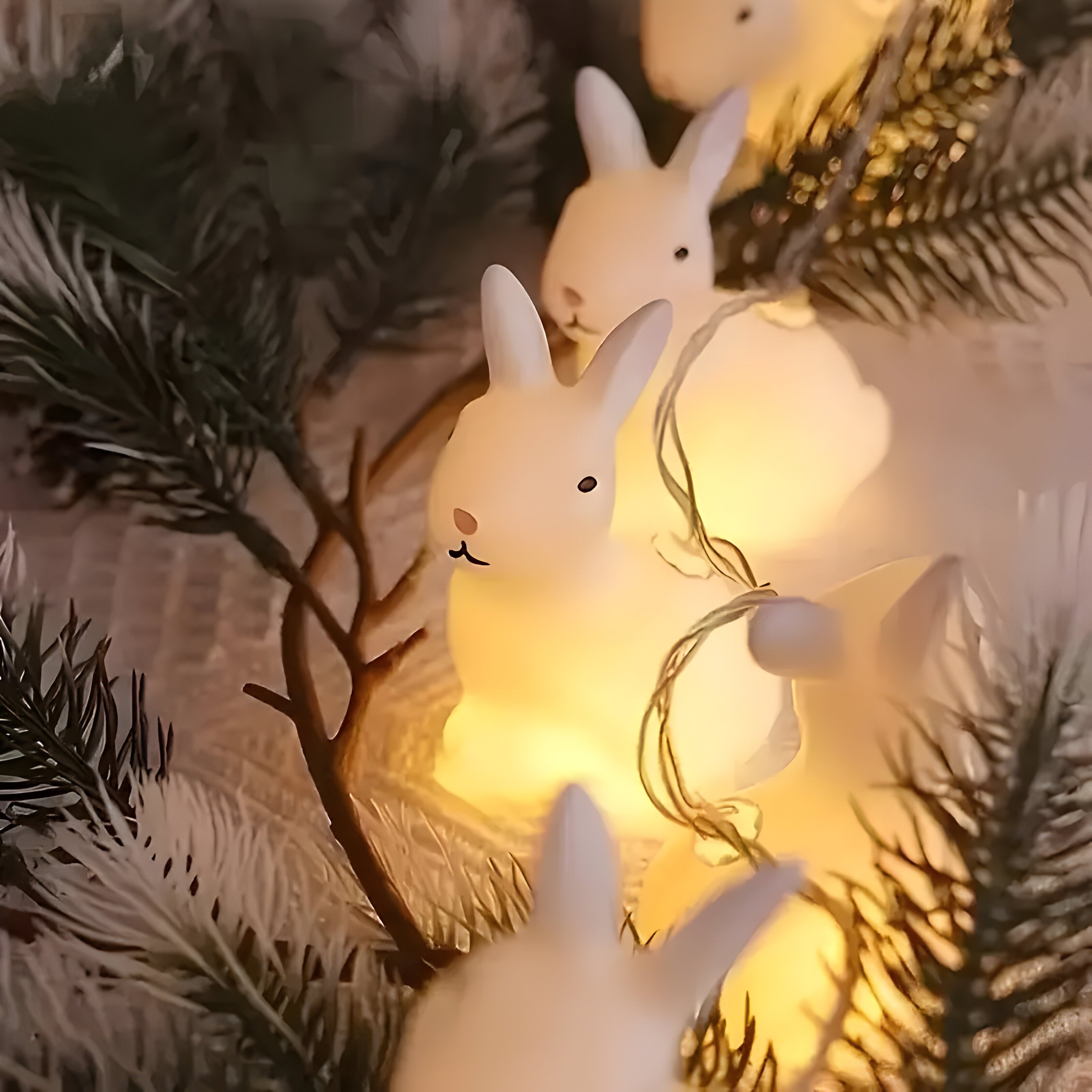 LumiRabbit Light - Vintage-Stil LED-Hasen Kette Licht