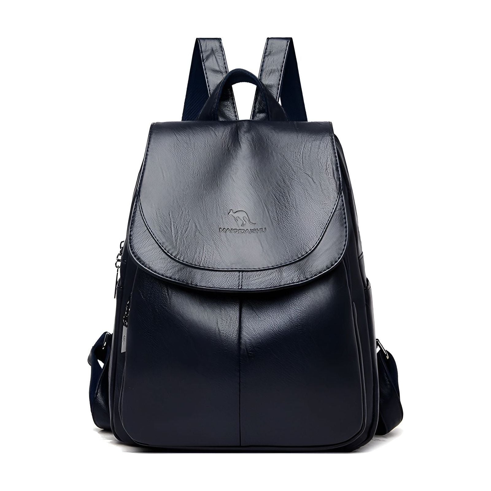 Damen Rucksack aus Leder – Elegant und Praktisch | Perfekt für Alltag und Büro - Dunkelblau - Rucksack