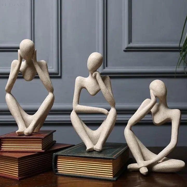 Der Denker | Abstrakte Skulptur - Skulptur