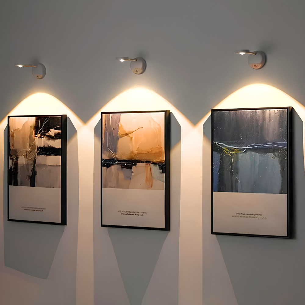 Dimmbare LED-Wandleuchte mit Bewegungssensor und 360° Rotation - Wandleuchte
