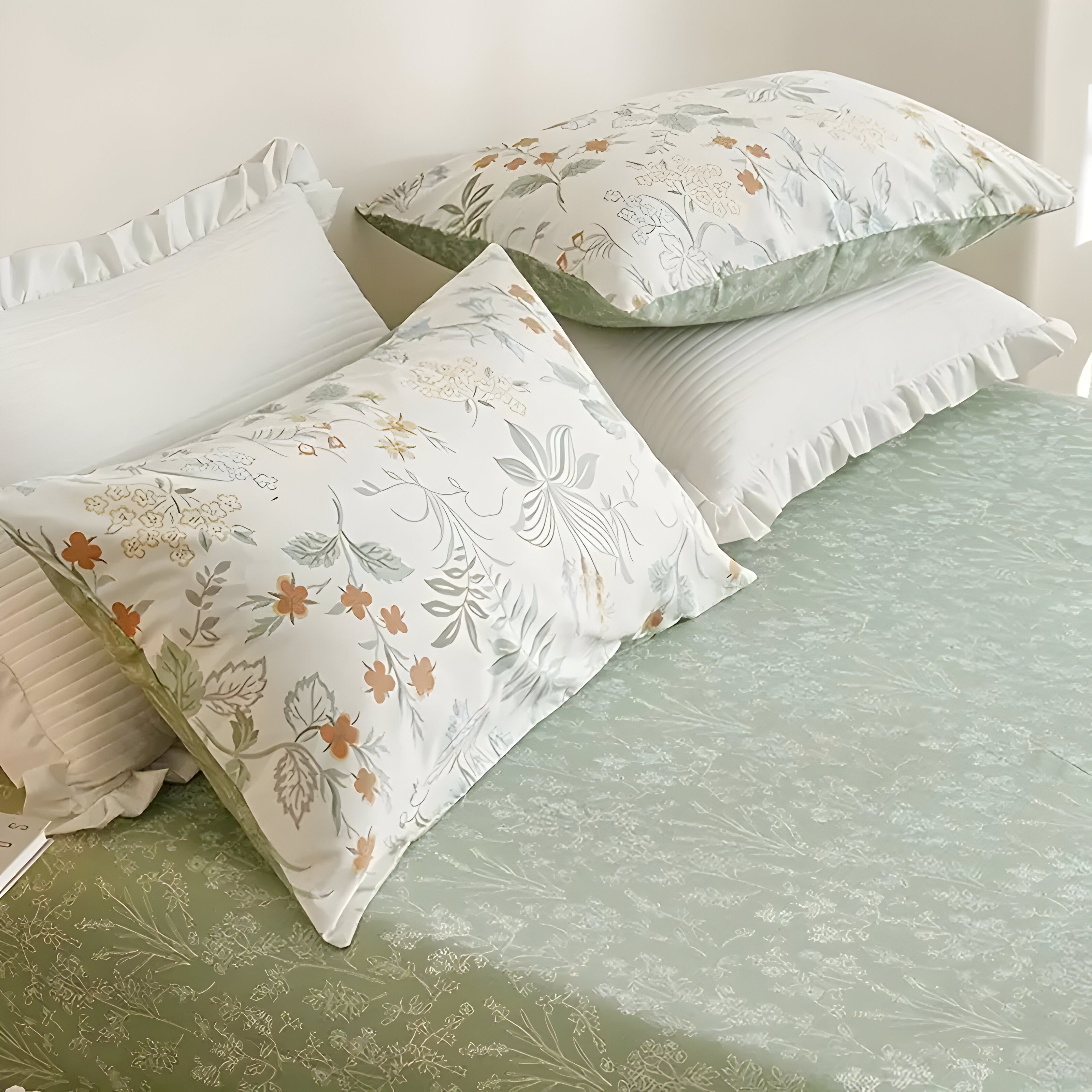 Florales Bettdecken-Set – 3-teilig, Weich und Hochwertig | Perfekt für alle Jahreszeiten