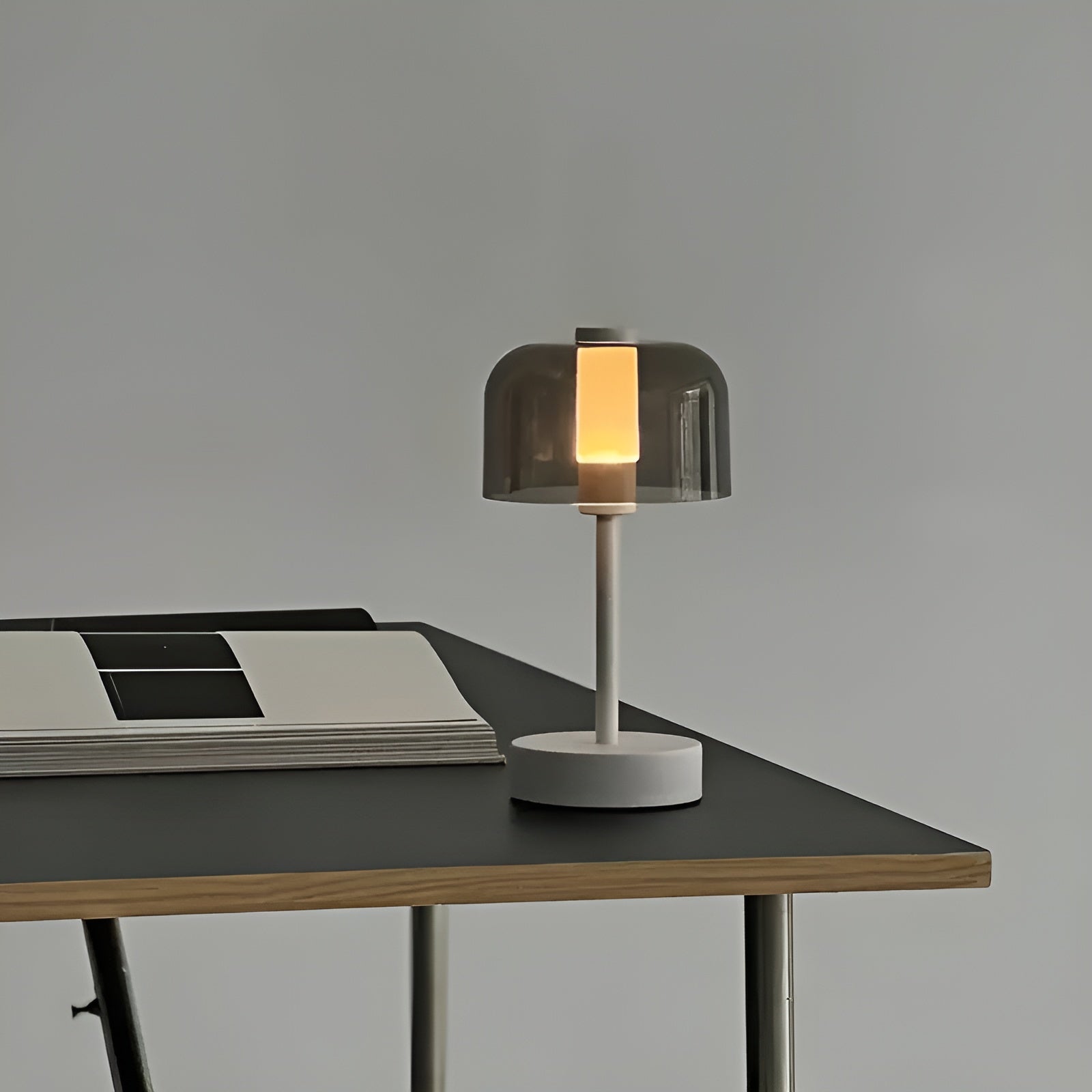 Vintage Tischlampe – Dekoratives LED-Licht mit Augenschutz | USB Wiederaufladbar, Perfekt für Schlafzimmer & Büro