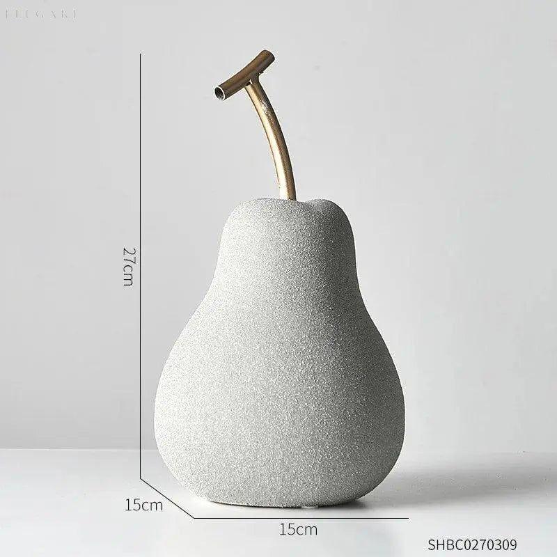 Edor - Stilvolle und elegante Obstdekorationen - Birne L - Skulptur