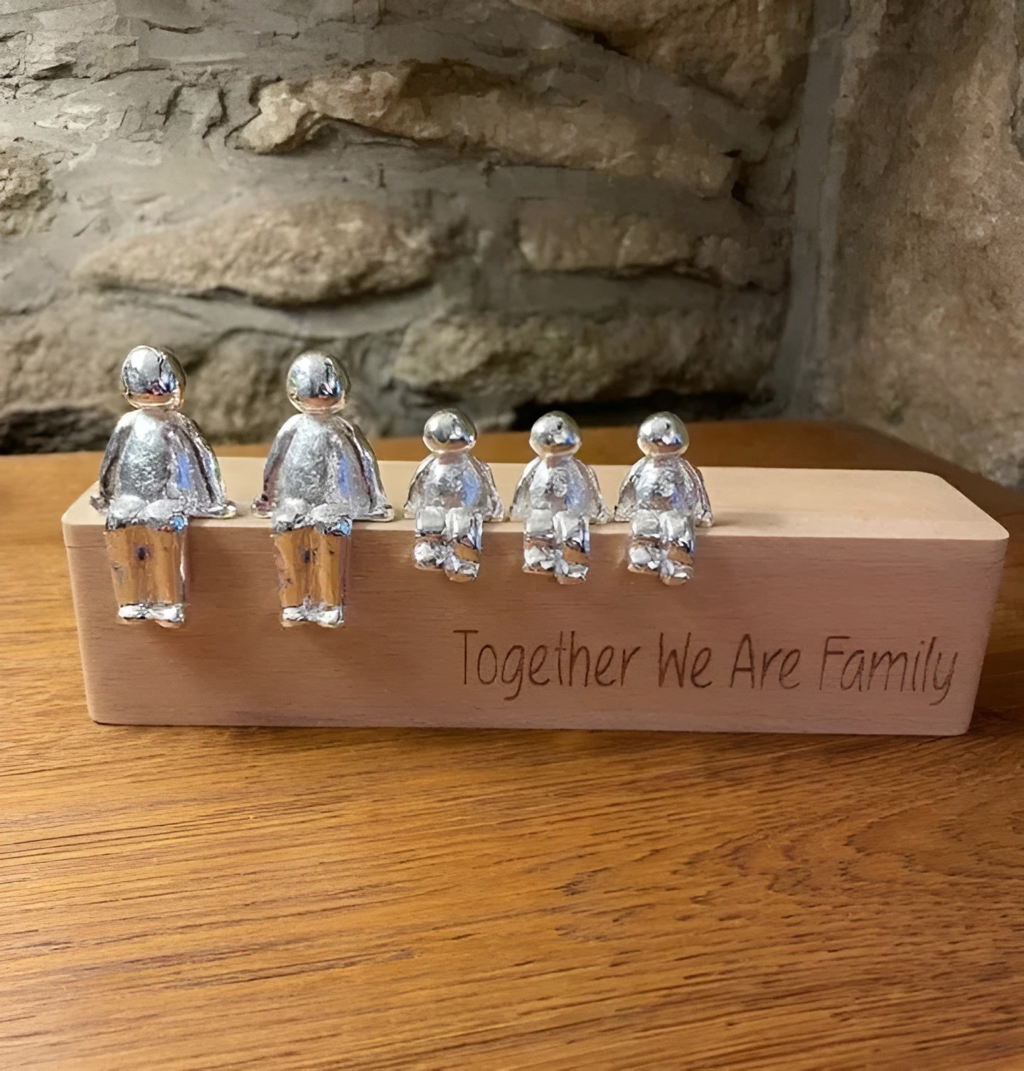 Skulptur Ewige Familie – Ausdruck von Verbundenheit & Harmonie | Zeitlose Dekofigur