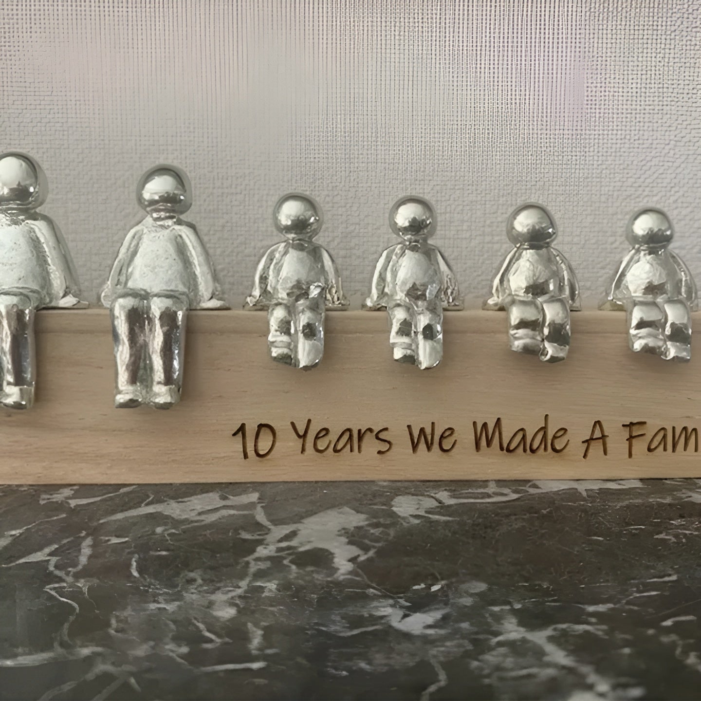 Skulptur Ewige Familie – Ausdruck von Verbundenheit & Harmonie | Zeitlose Dekofigur