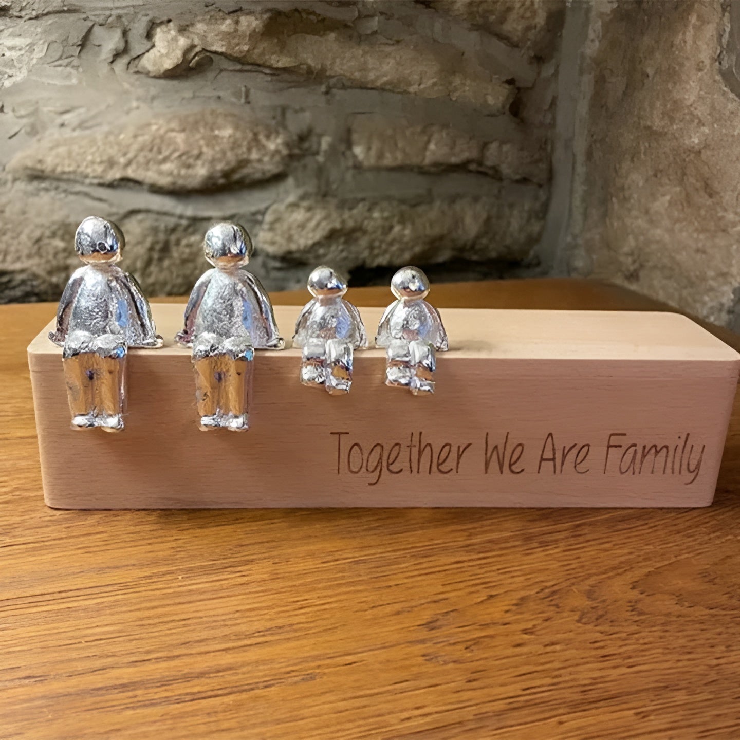 Skulptur Ewige Familie – Ausdruck von Verbundenheit & Harmonie | Zeitlose Dekofigur