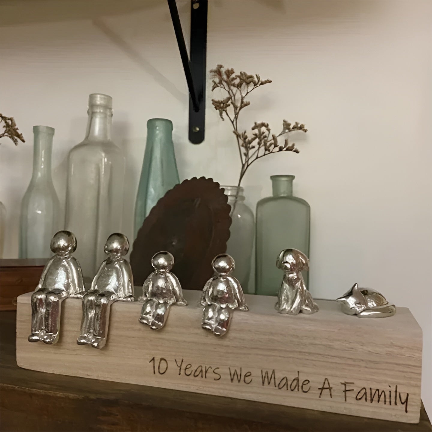 Skulptur Ewige Familie – Ausdruck von Verbundenheit & Harmonie | Zeitlose Dekofigur