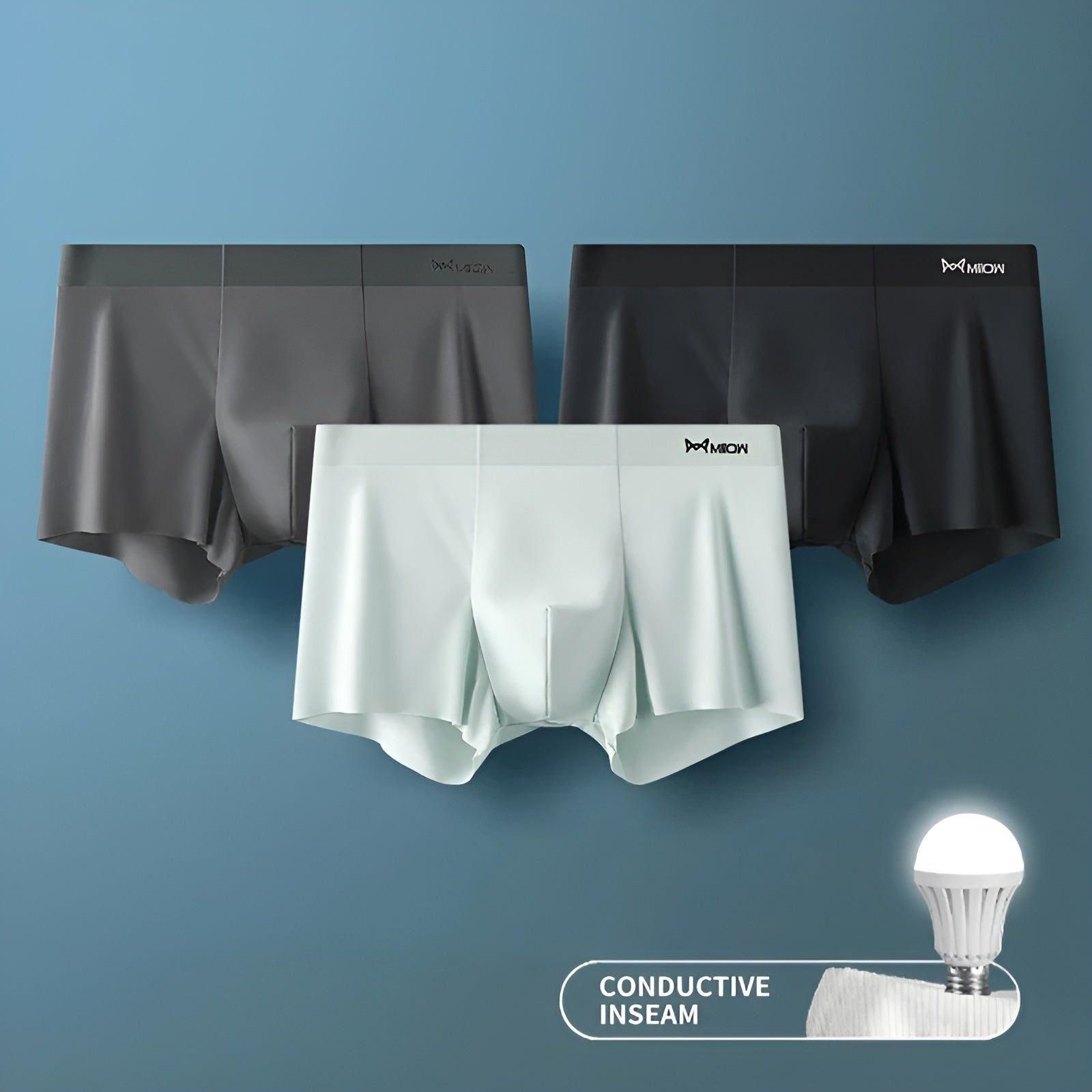 Elias Unterwäsche - Nahtlose 3er-Pack Boxer Shorts - M1260-3F / L - Wohnzubehör