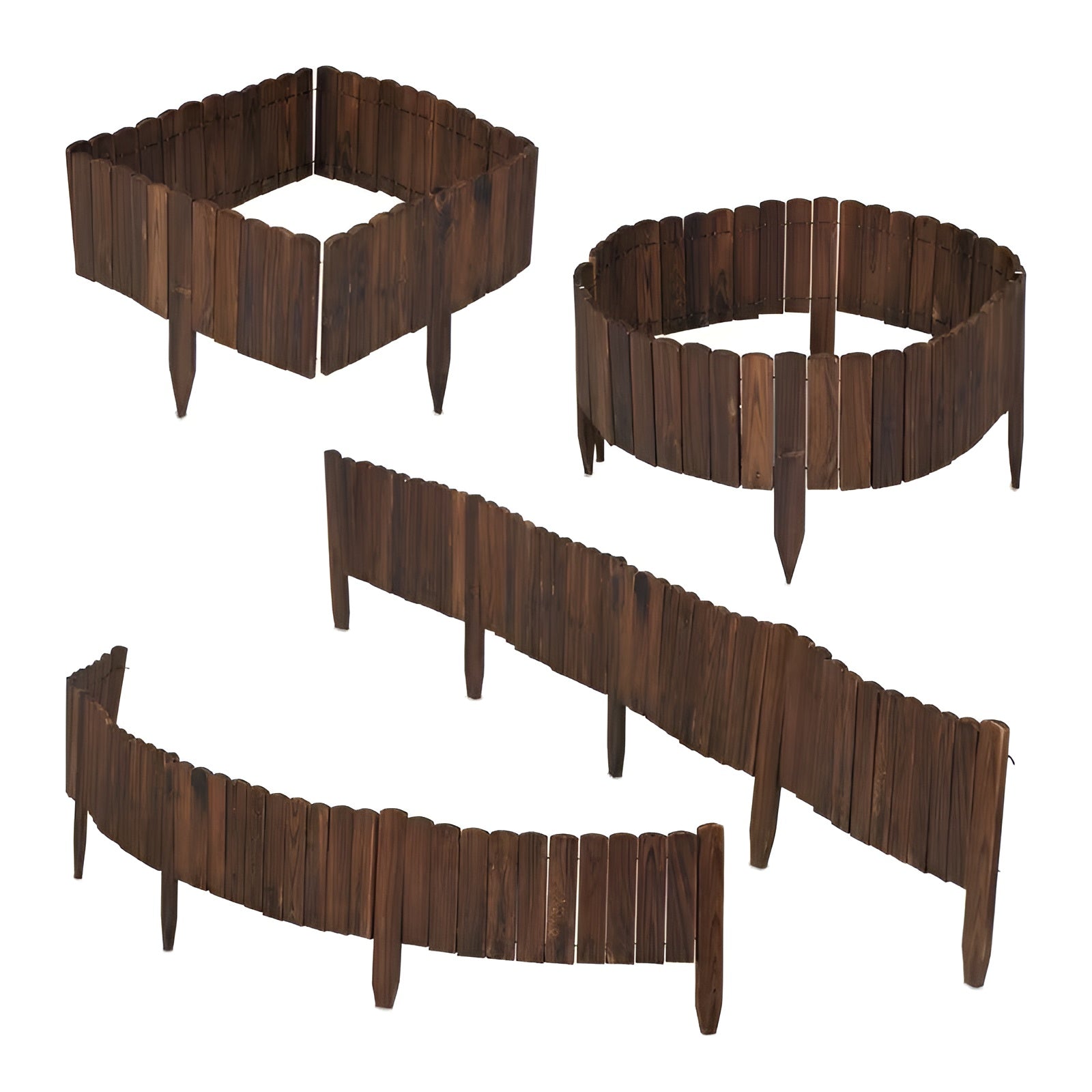 Karotten-Beeteinfassung – Dekorative Gartenbegrenzung | Perfekt für Gemüsebeete und Gartenwege