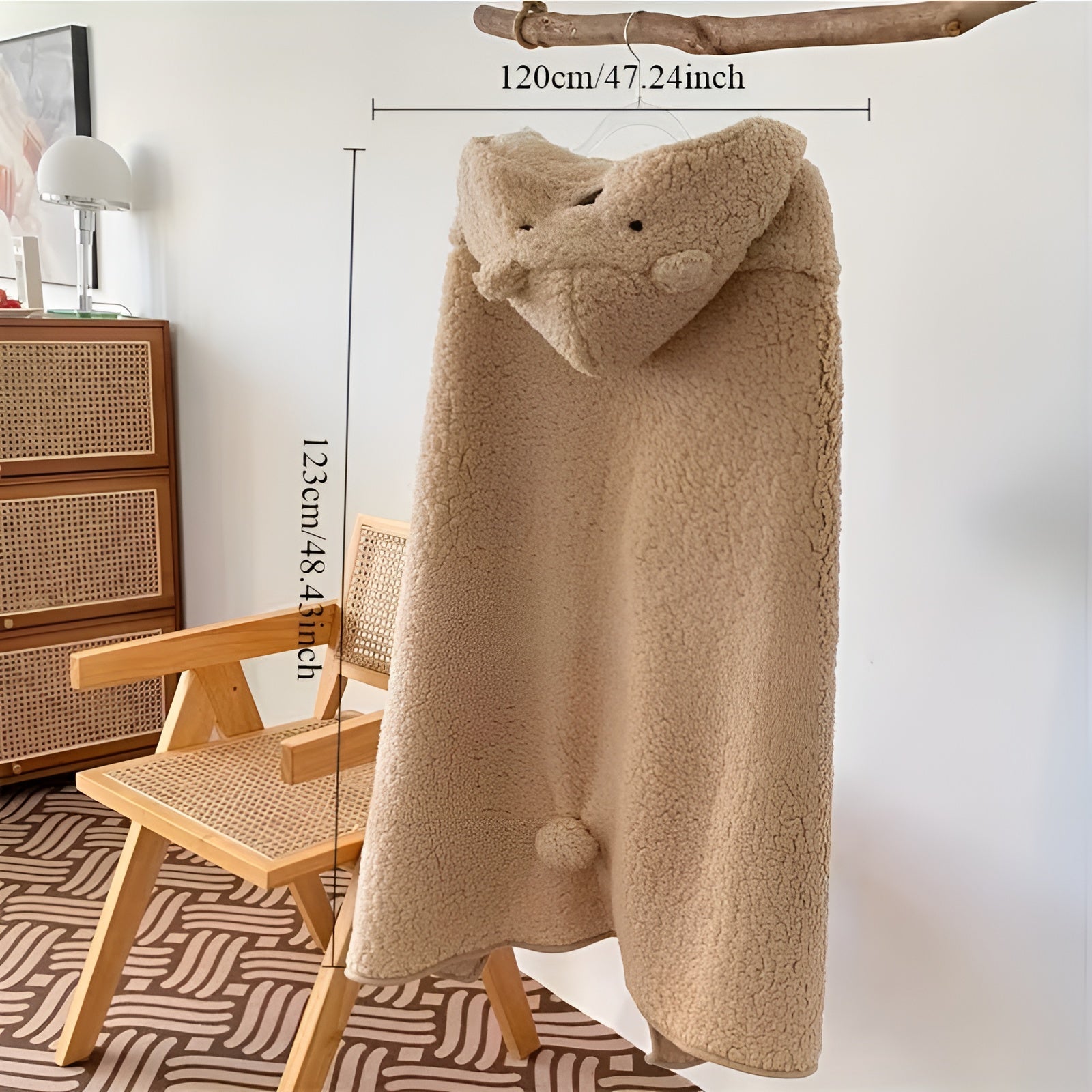 Kuschelige Decken-Poncho – Extra Warm und Dick | Perfekt für Herbst und Winter