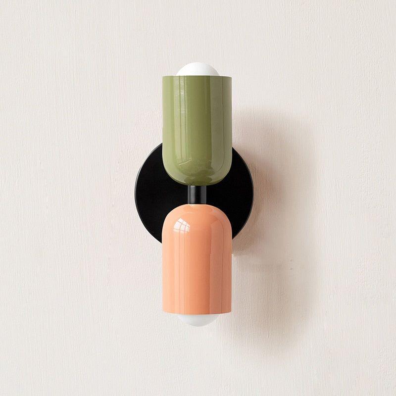 Farbe Wabi Duo- Minimalistisch Moderne LED-Doppelkopf-Leuchten - Lampe