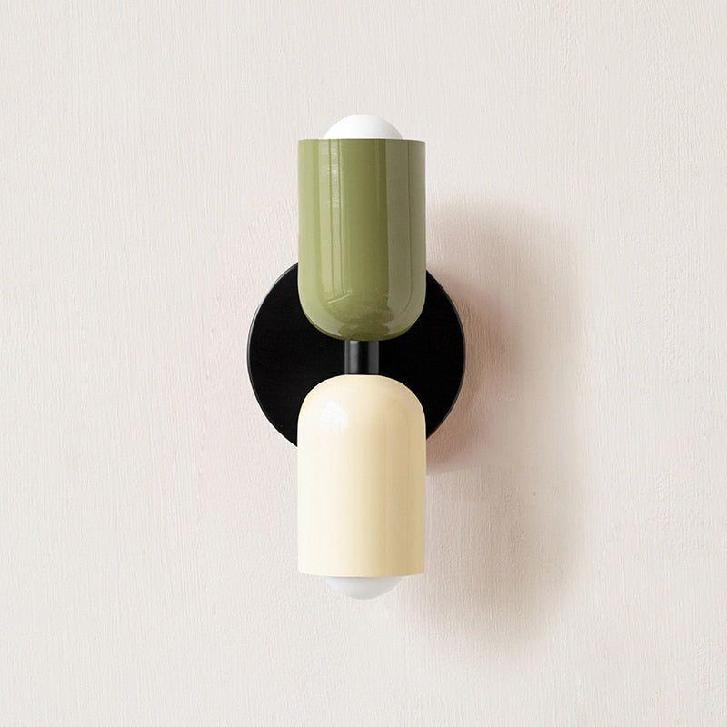 Farbe Wabi Duo- Minimalistisch Moderne LED-Doppelkopf-Leuchten - Lampe