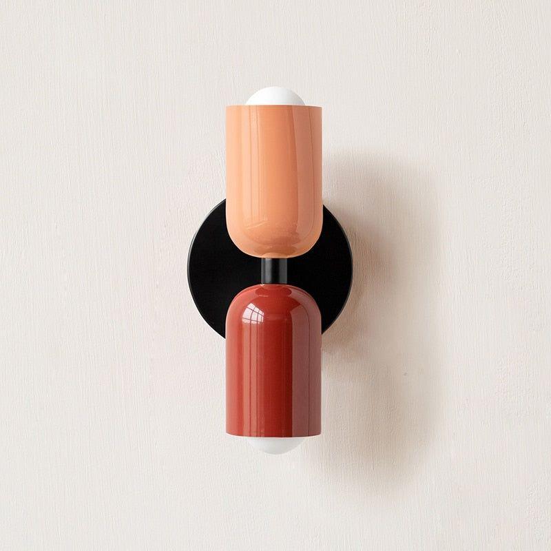 Farbe Wabi Duo- Minimalistisch Moderne LED-Doppelkopf-Leuchten - Lampe