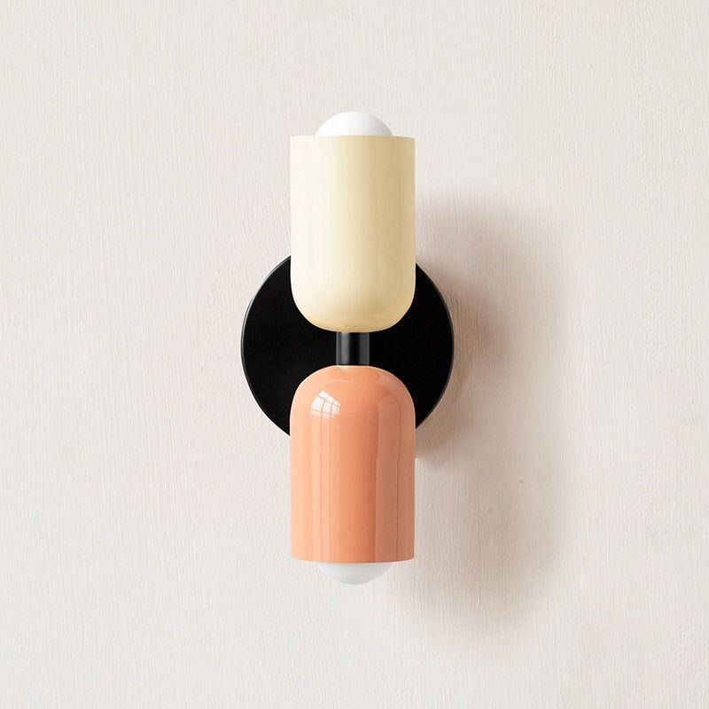 Farbe Wabi Duo- Minimalistisch Moderne LED-Doppelkopf-Leuchten - Lampe