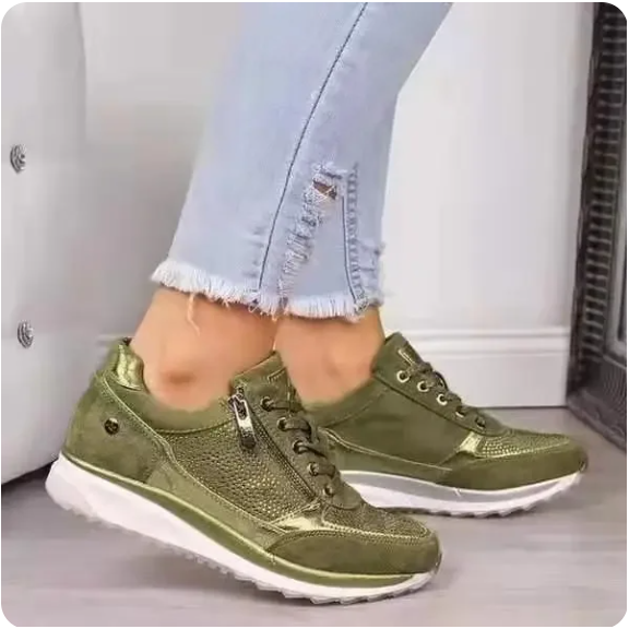 Faszinierende Plattform-Sneaker für Damen Style ohne Grenzen - Grün / 35 - Wohnzubehör