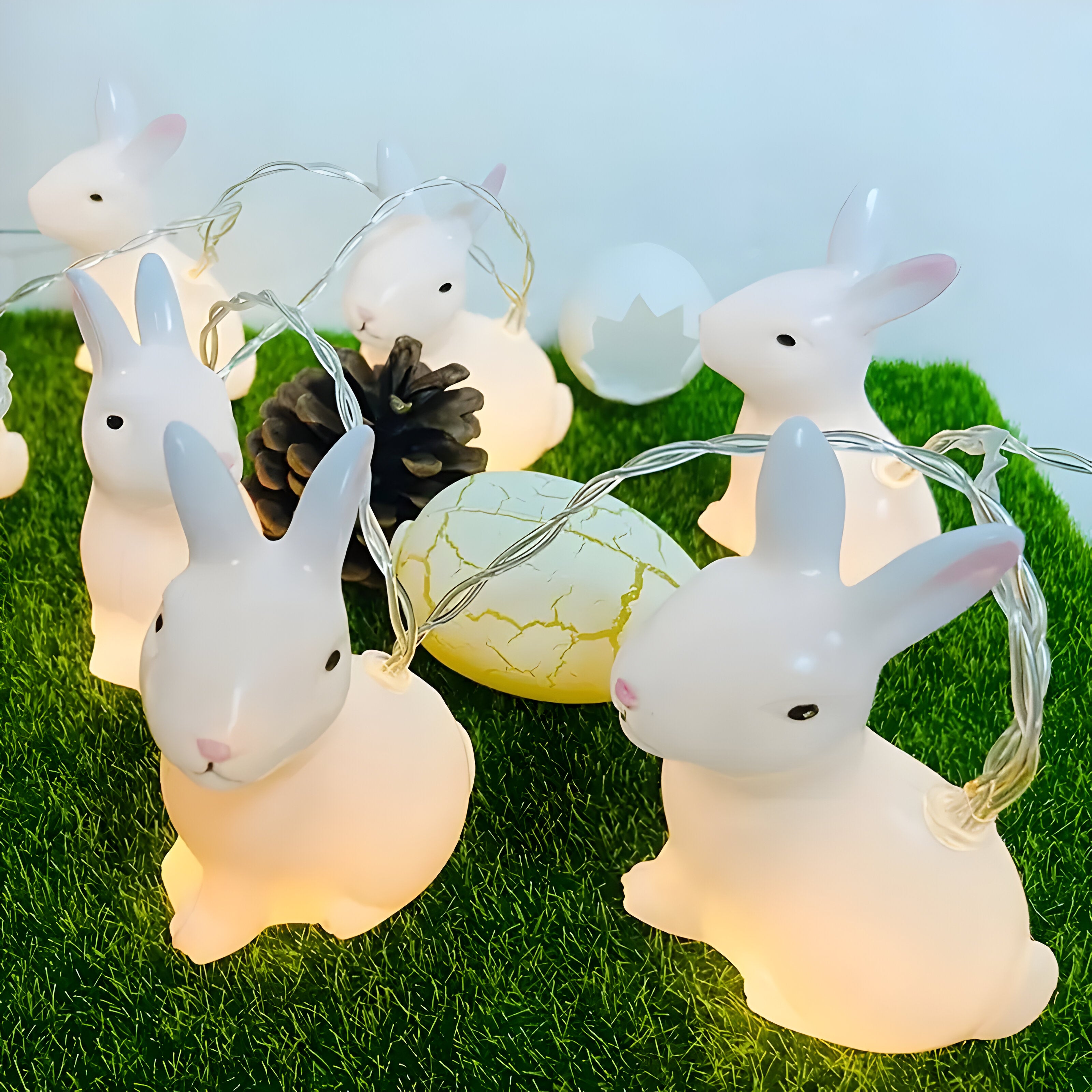 LumiRabbit Light - Vintage-Stil LED-Hasen Kette Licht