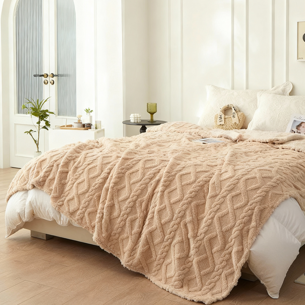 Fleecedecke aus Polyester – weich und warm für Sofa Bett und Reise - Decken und Plaids