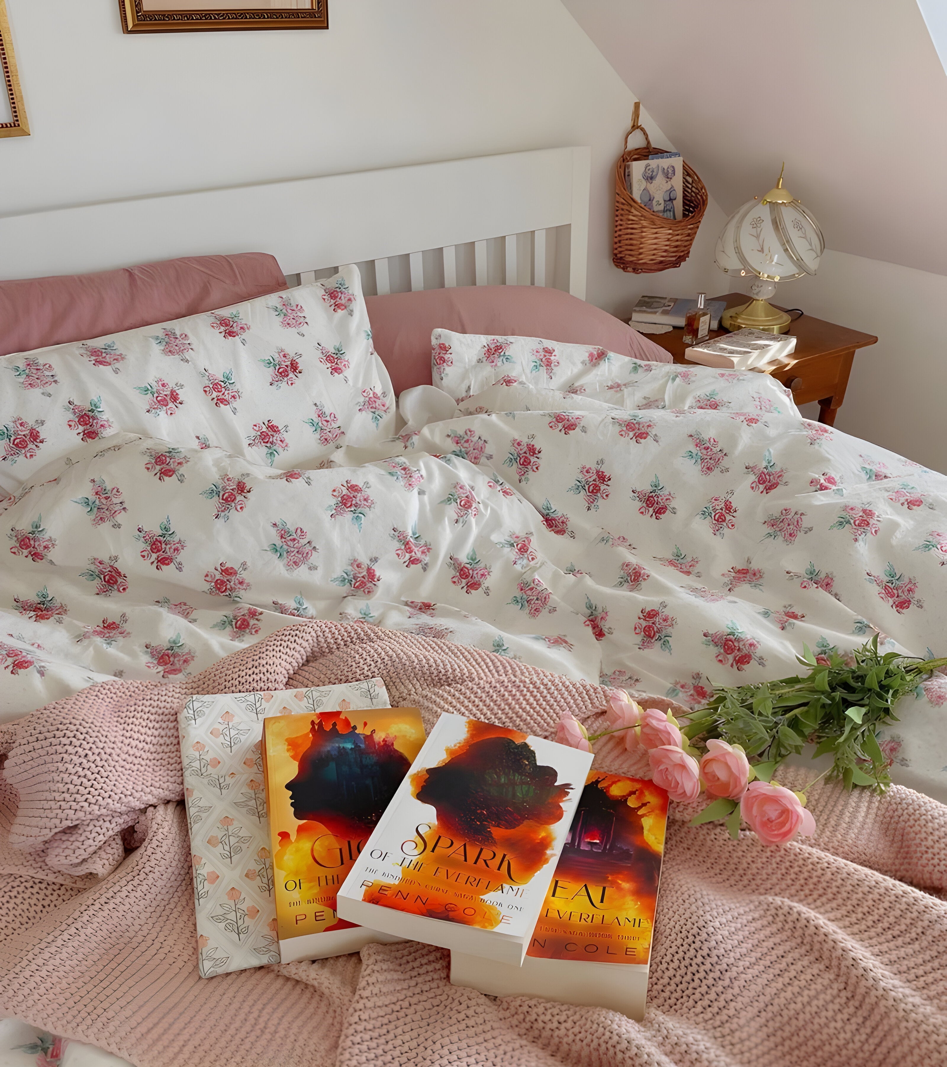 LushPetal Set – Elegantes Florales Bettwäsche-Set