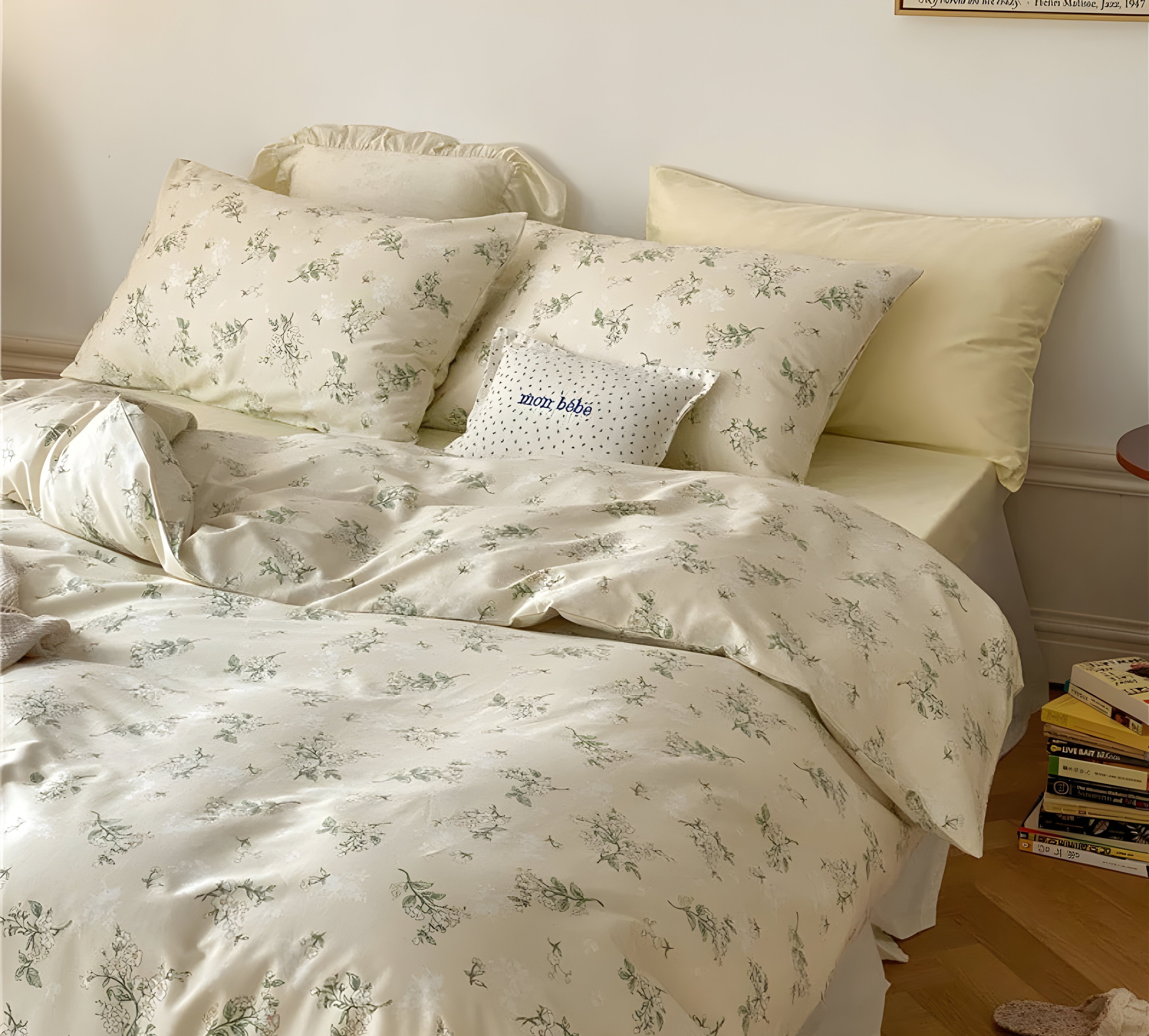 LushPetal Set – Elegantes Florales Bettwäsche-Set