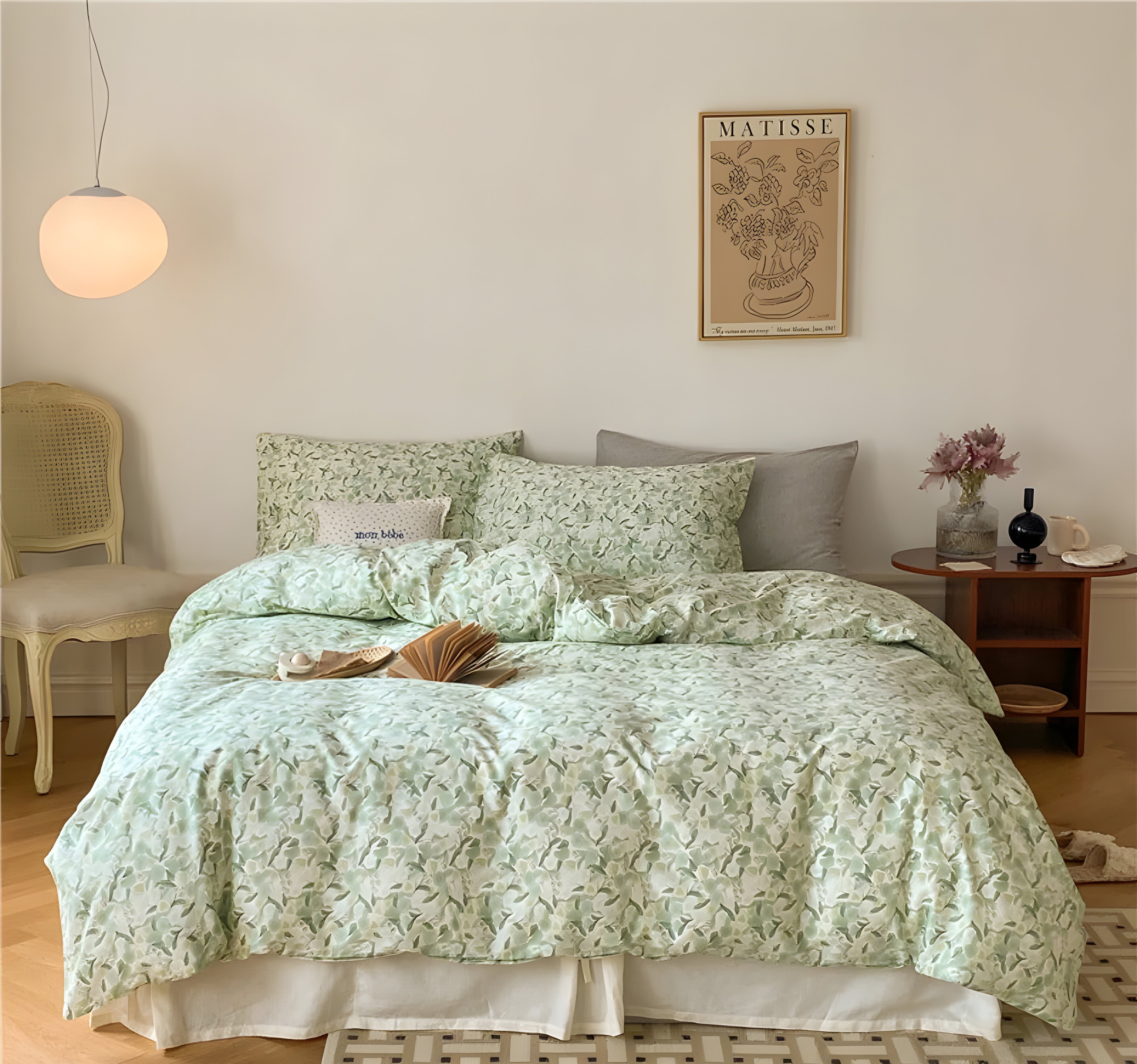 LushPetal Set – Elegantes Florales Bettwäsche-Set