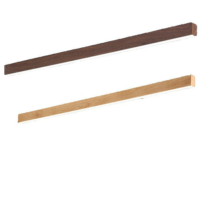 Flur-Deckenleuchte Holz länglich mit integrierter LED – 60 100 oder 120 cm - Deckenleuchten