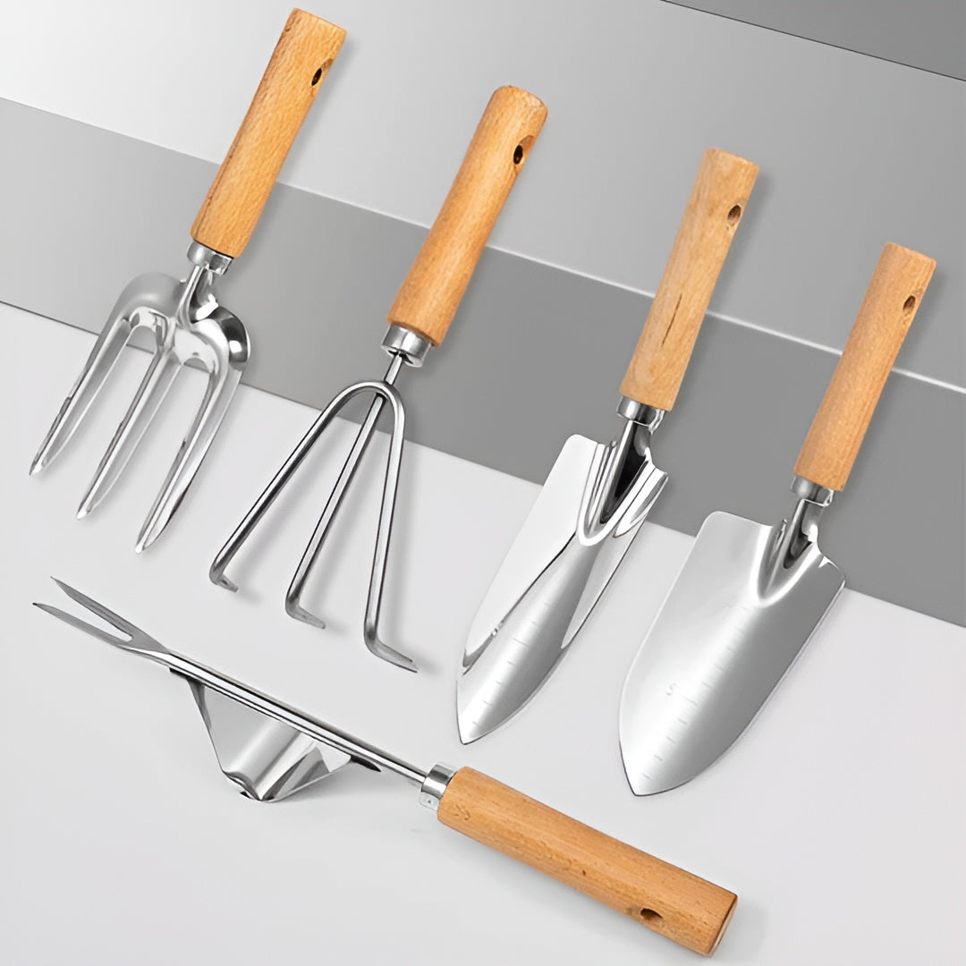 Gartenwerkzeug-Set – Robuste Gartengeräte für Pflanzenpflege Aussaat und Gartenarbeit - Gartengerät